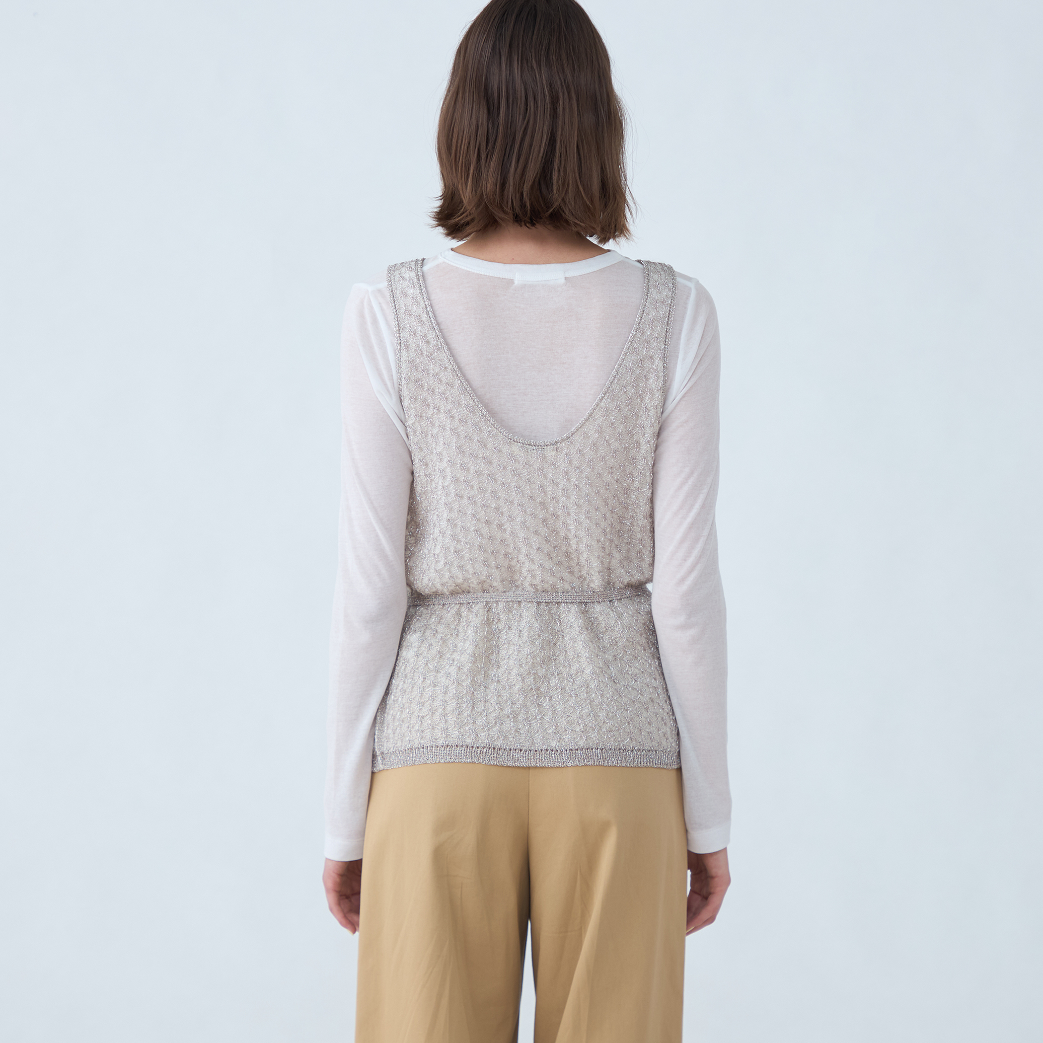 【MACPHEE】ルレックスモヘヤ タンクトップ ルレックスモヘヤ タンクトップ｜トゥモローランド 公式通販