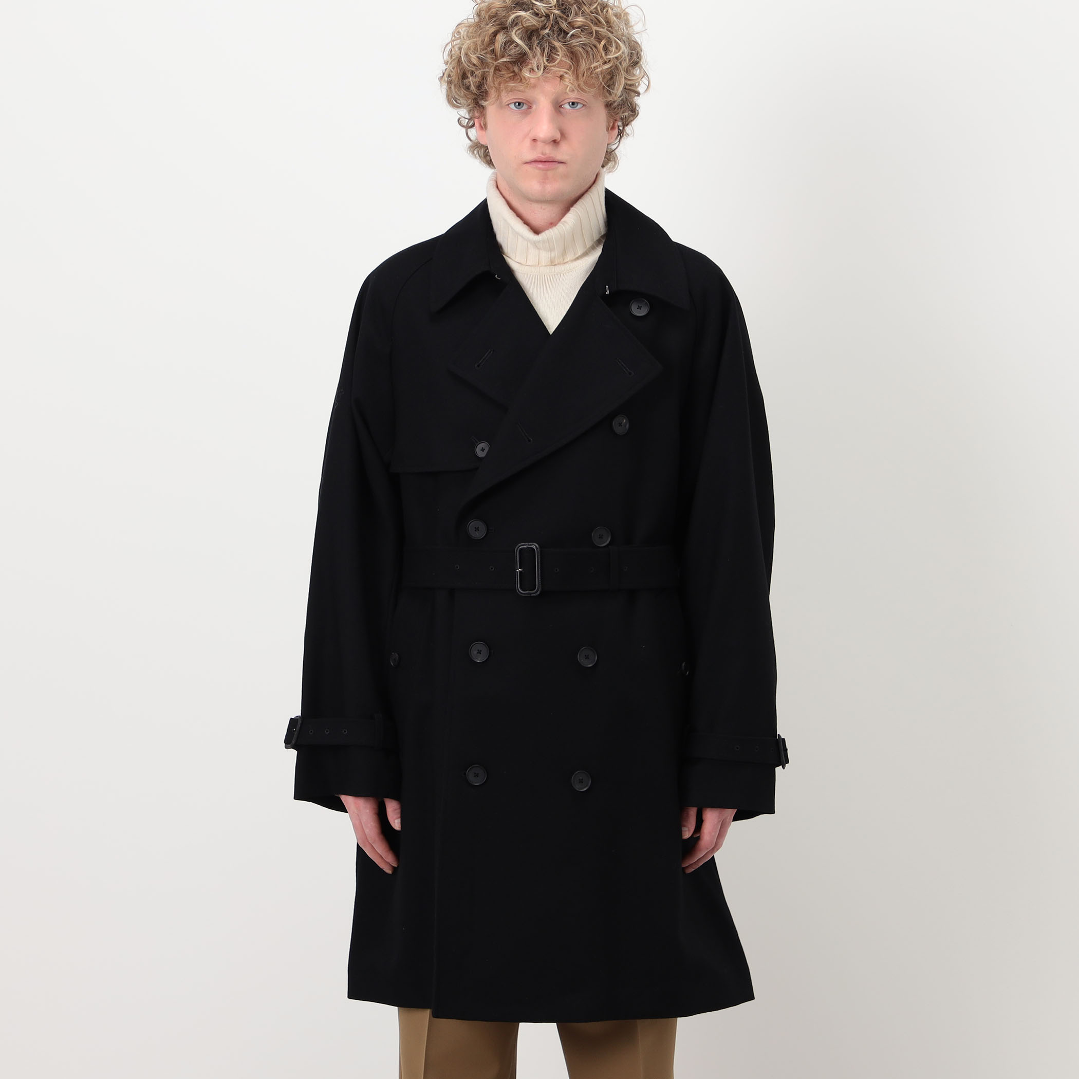 別注】The CLASIK TRENCH COAT ウールフランネルトレンチコート