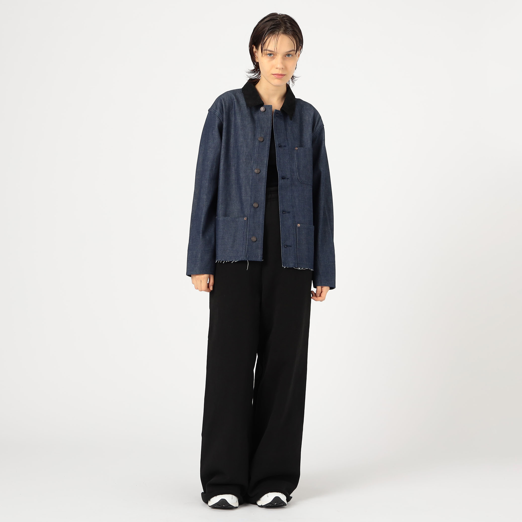 カットオフ デニムカバーオール｜トゥモローランド 公式通販