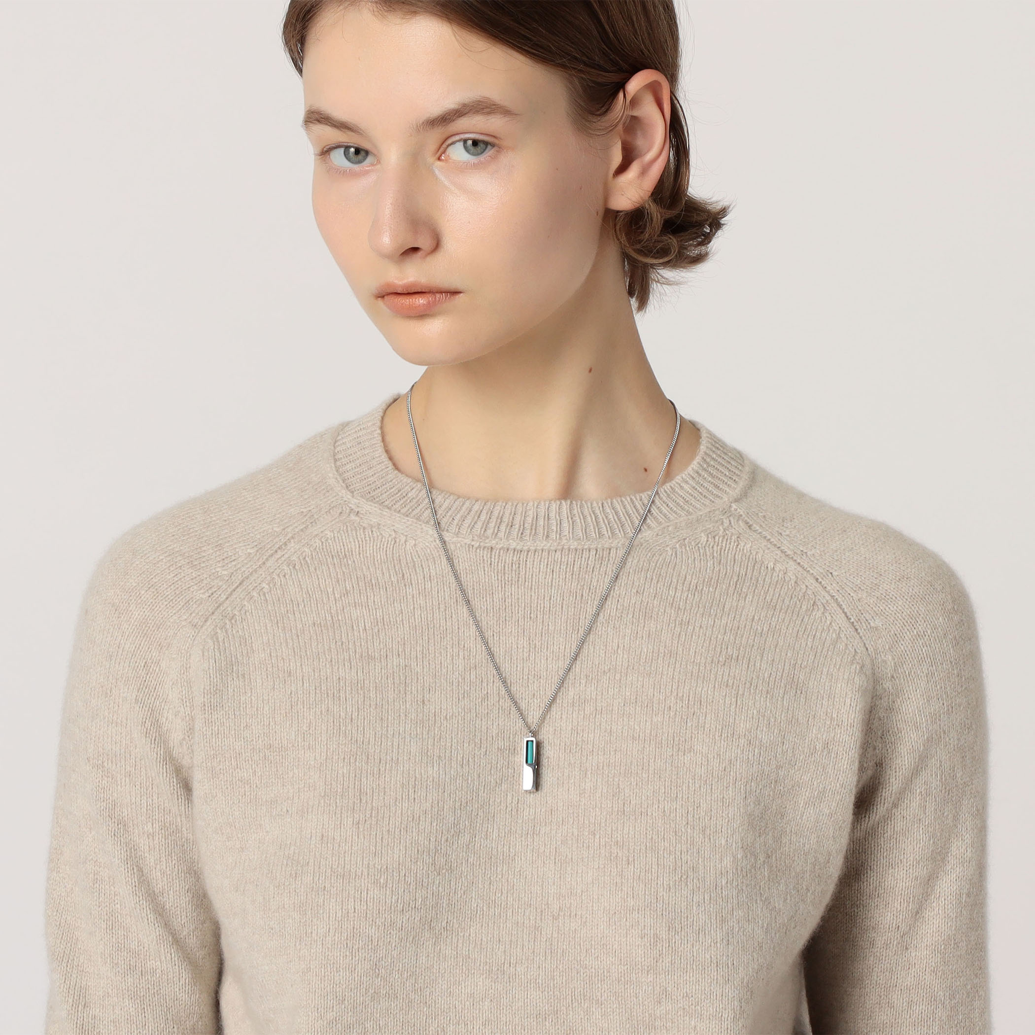 TOM WOOD Cube Pendant マラカイト ネックレス｜トゥモローランド 公式