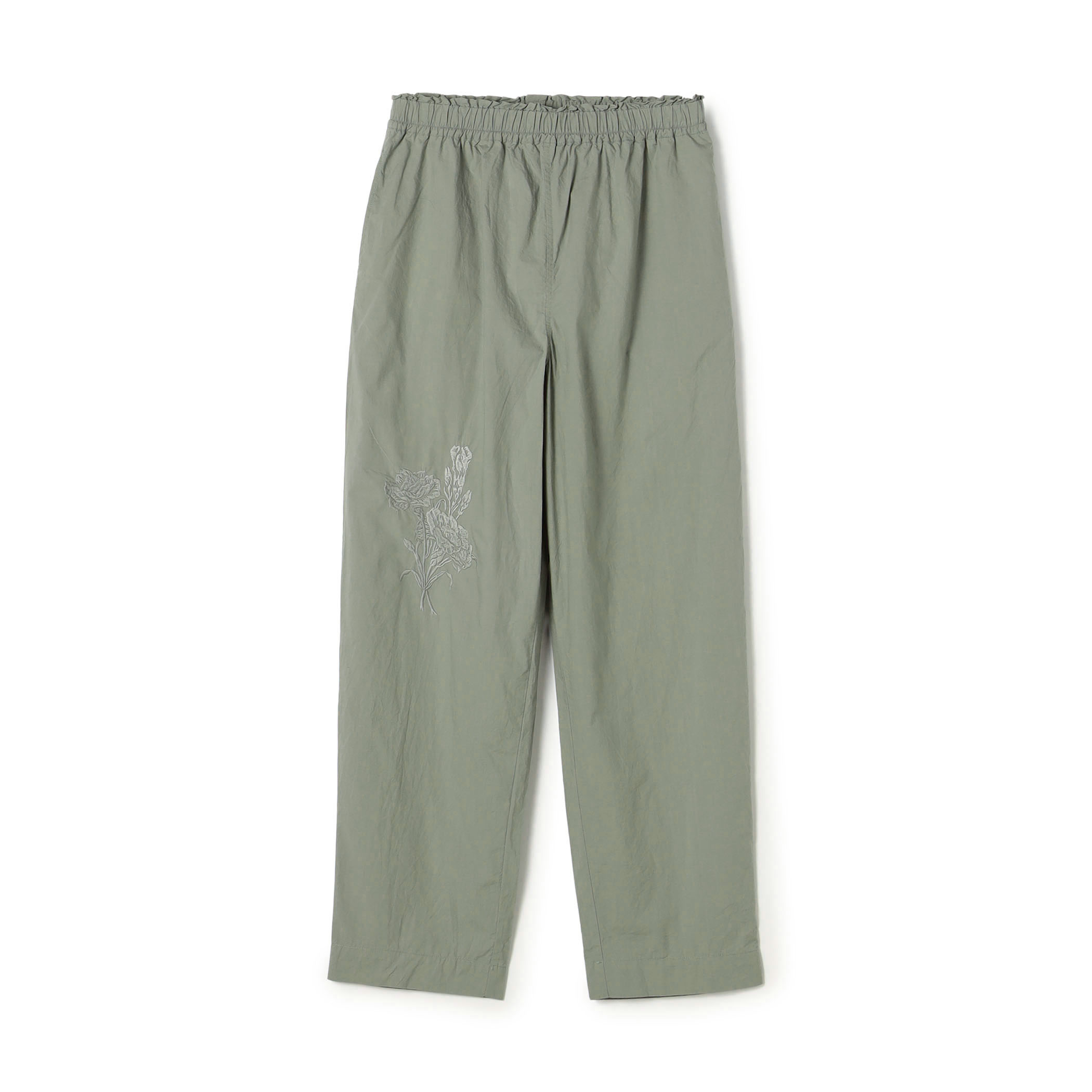 エンブロイダリー イージーカーブパンツ