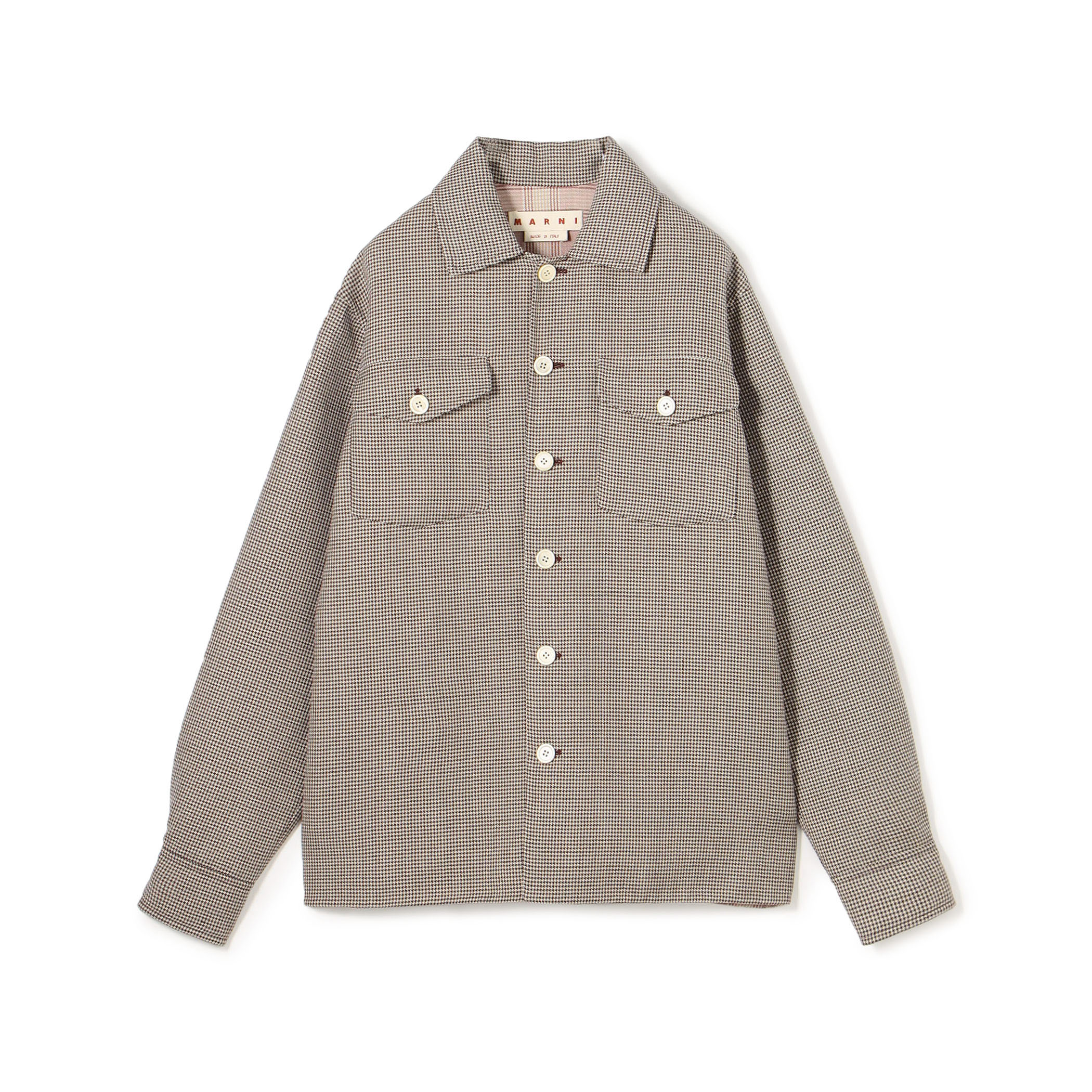 MARNI ハウンドトゥース オーバーシャツ