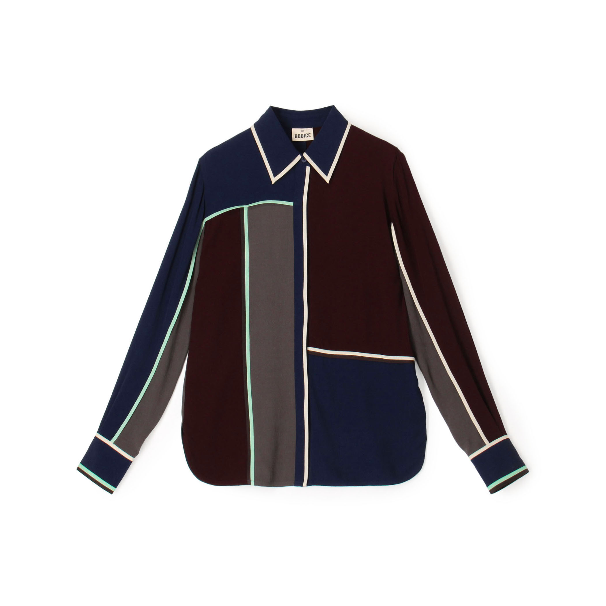 BODICE STUDIO Asymmetrical panel シャツ