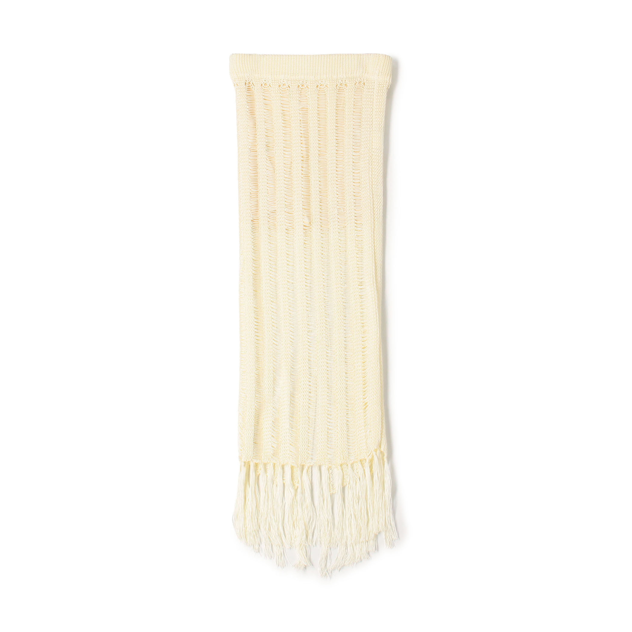 KANAKO SAKAI FRINGED KNIT SKIRT