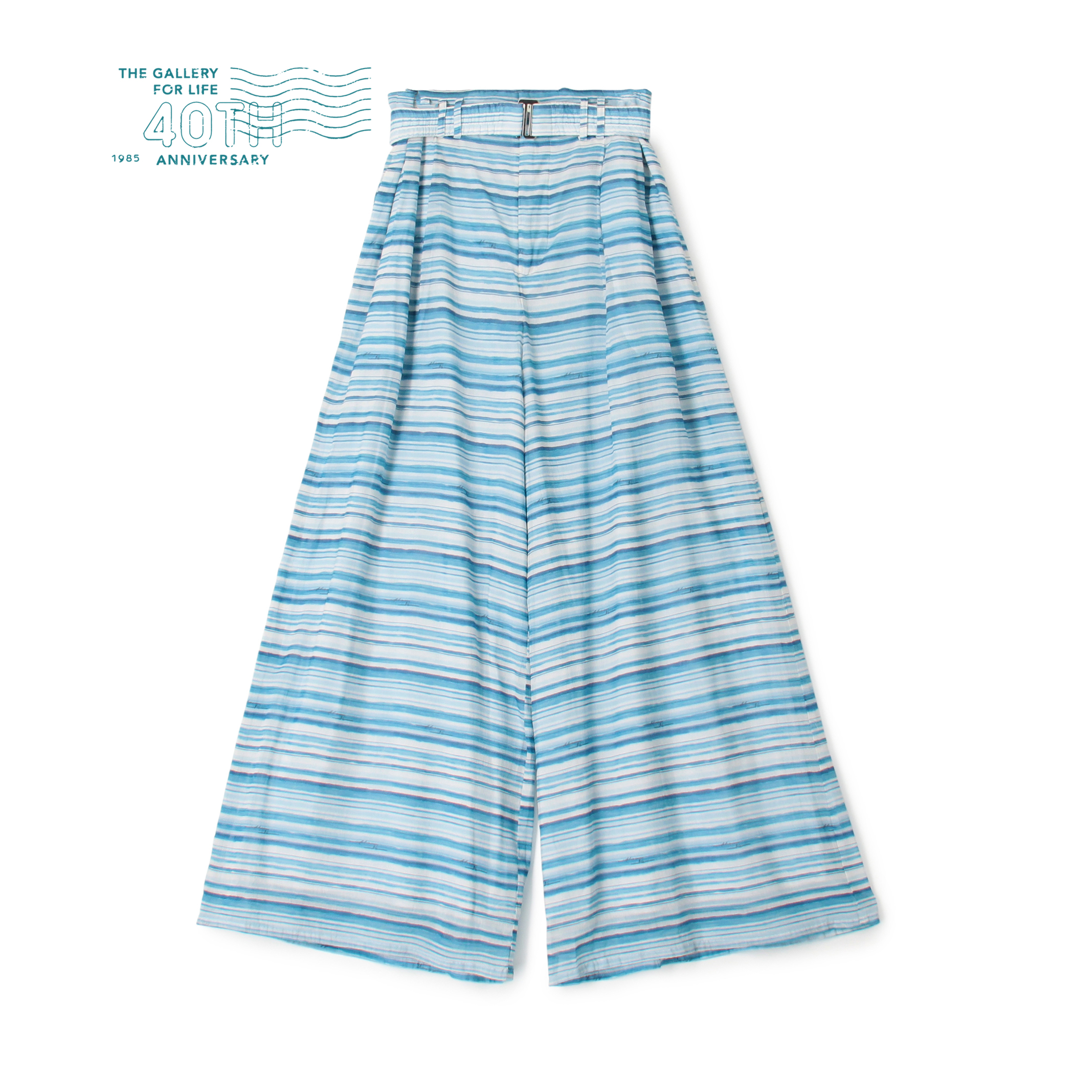 ■Sea Waves Drawing Pants