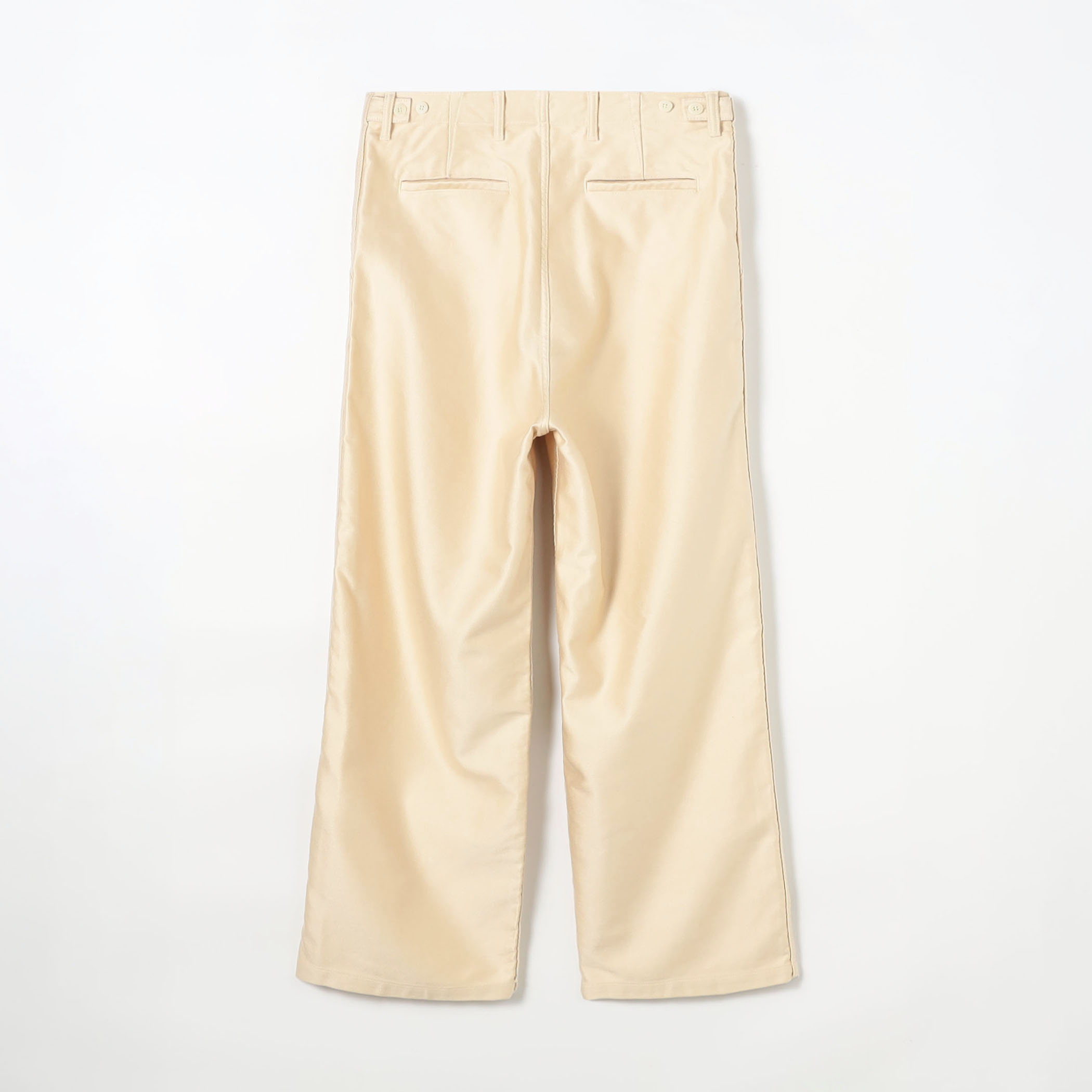 シーアイランドコットンモールスキン ストレートパンツ