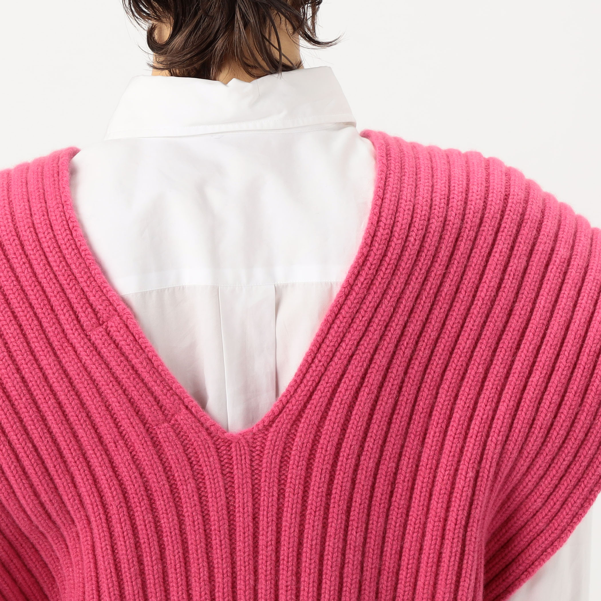 extreme cashmere rib vest｜トゥモローランド 公式通販