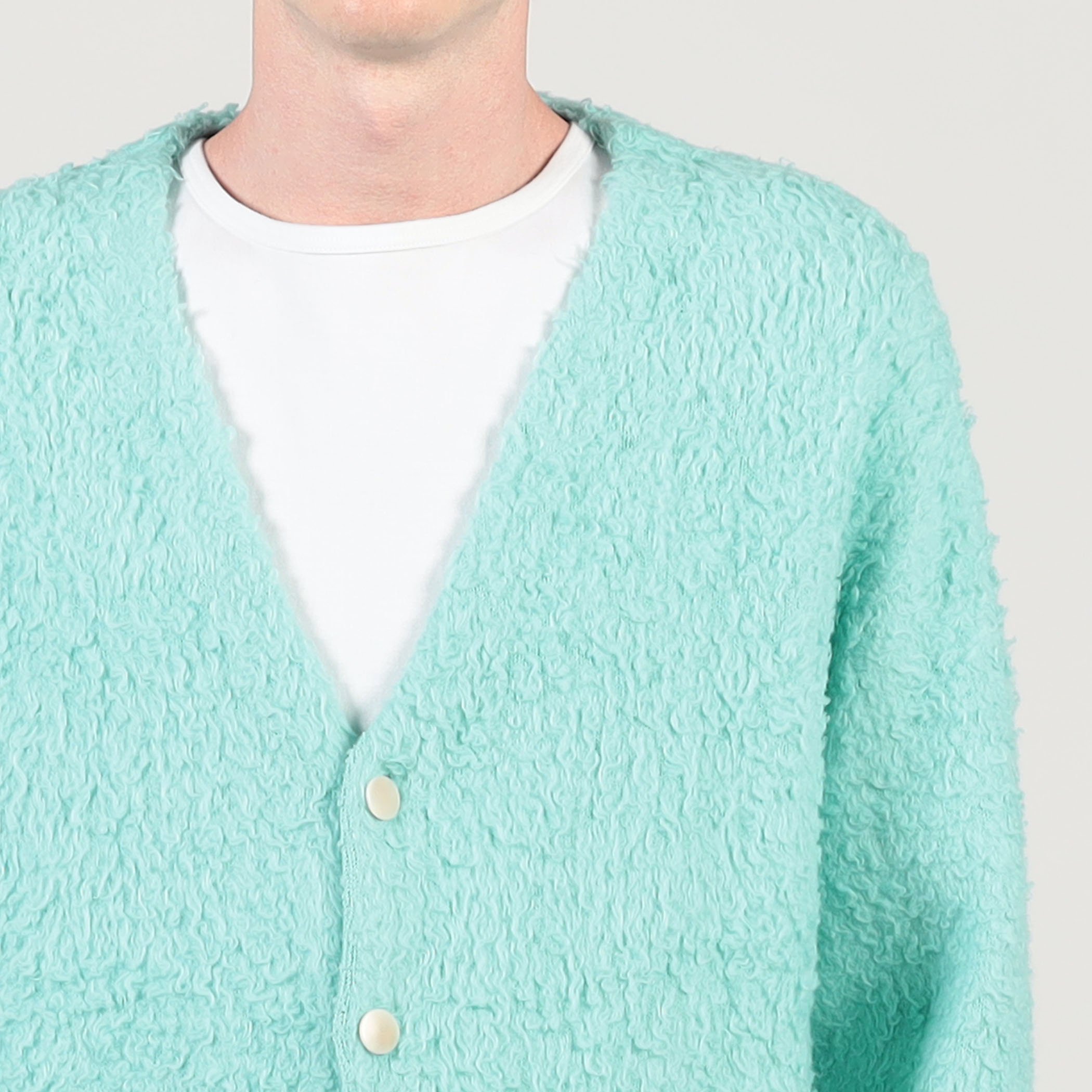 an様 美品 ROUTINE ルーティン 日本製 カーディガン ニット 別注】ROUTINE ヴィンテージ起毛 Vネックカーディガン