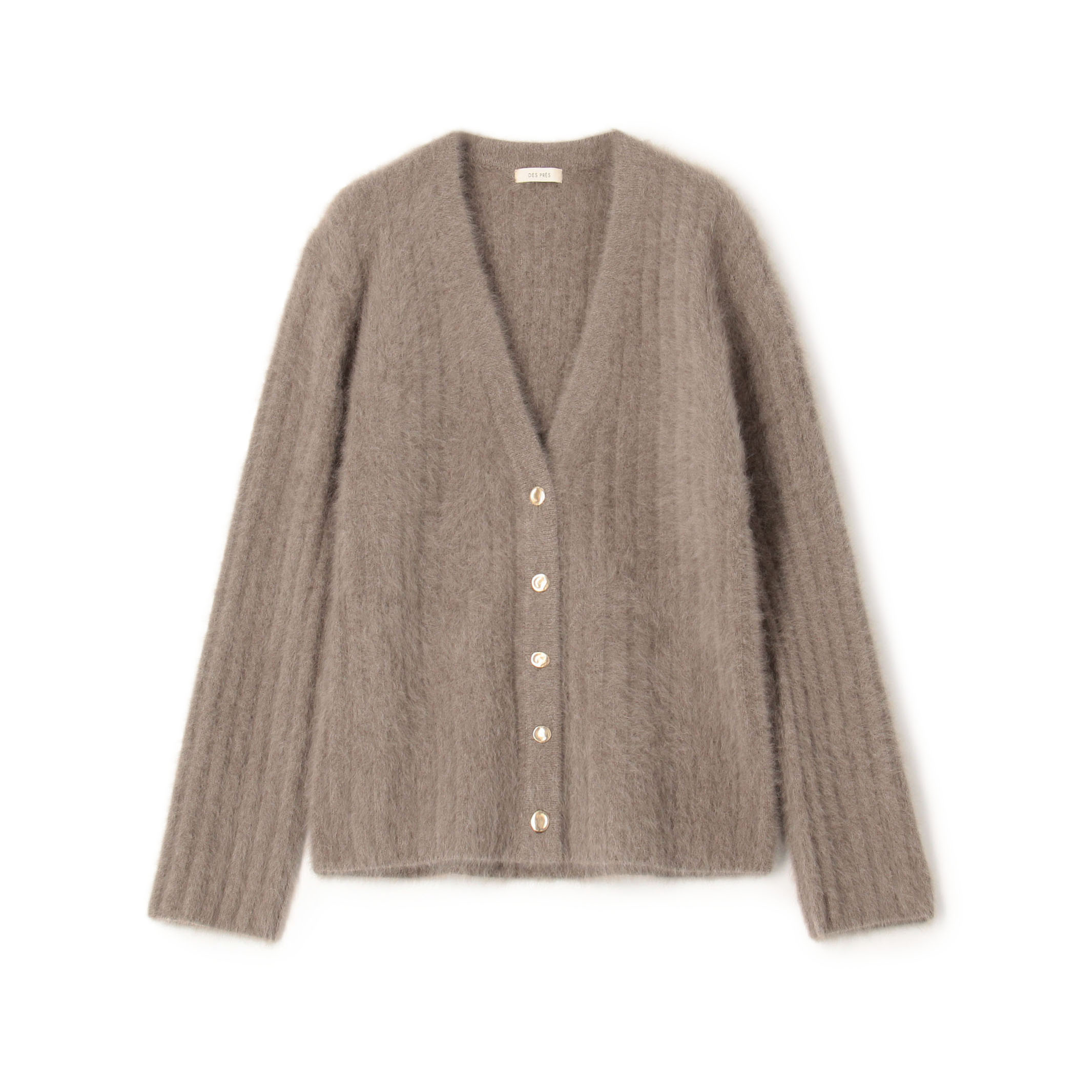 ■【一部WEB限定】フォックスカシミヤ Vネックカーディガン