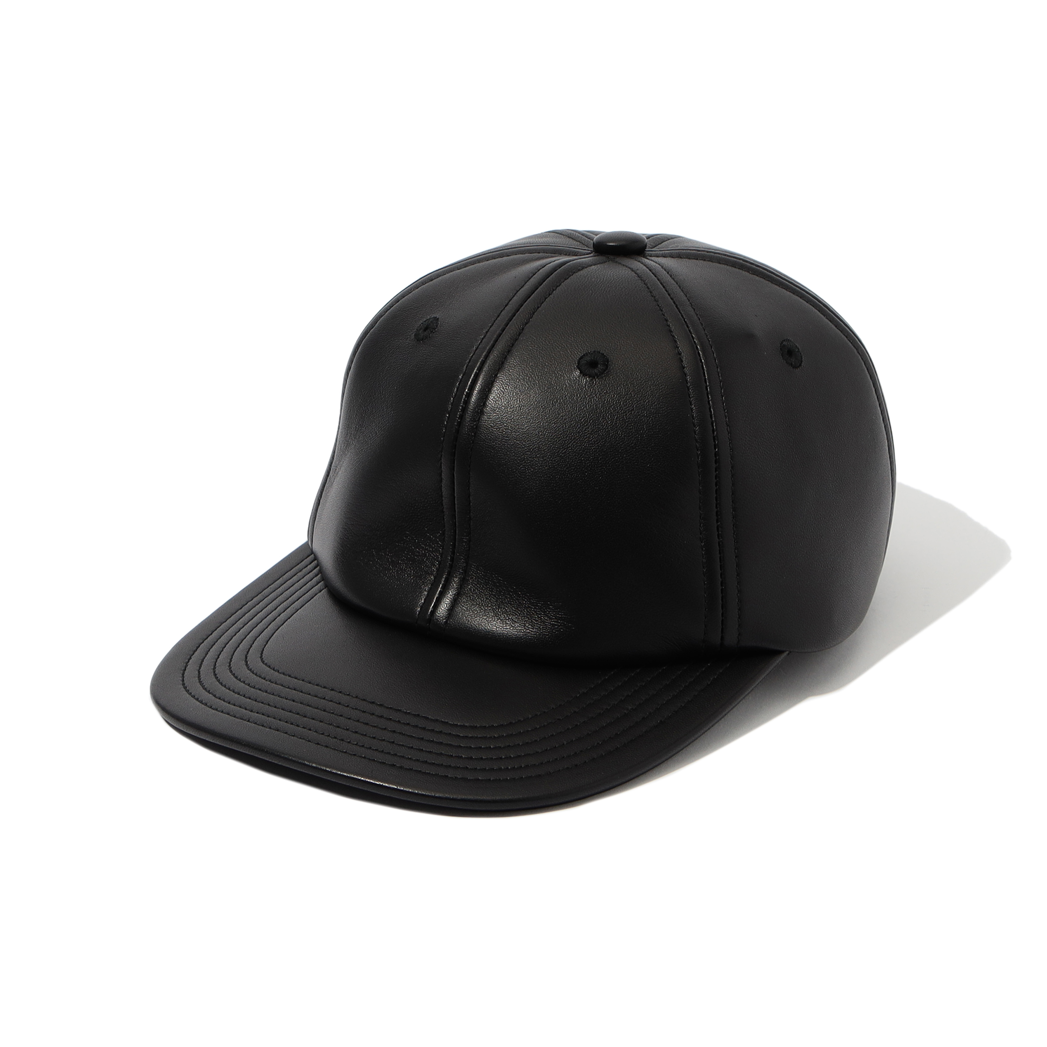 KIJIMA TAKAYUKI LAMBSKIN 6PANEL CAP