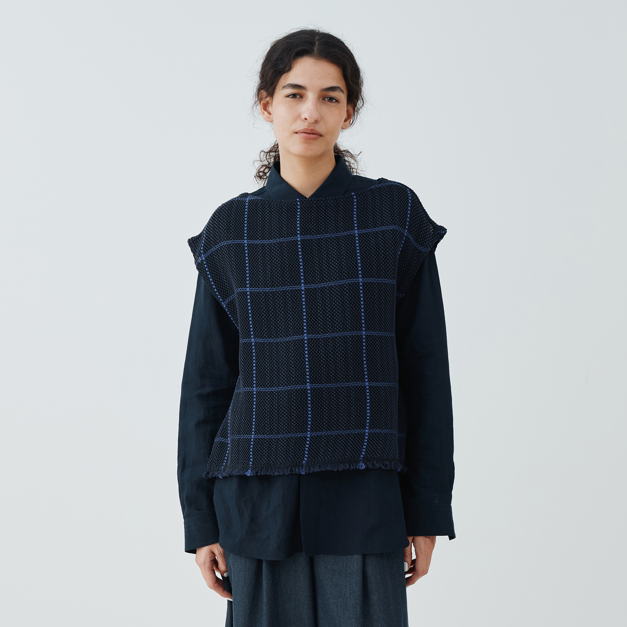 GALERIE VIE / 25SS/コットンラッセルボートネックプルオーバー/FREE/コットン/NVY/23-03-51-03106 コットンラッセル ボート ネックプルオーバー｜トゥモローランド 公式通販