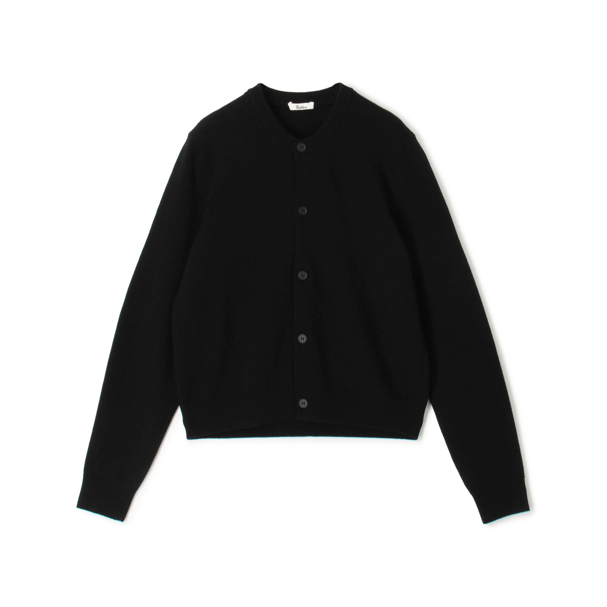 エクストラファインウール クルーネックカーディガン