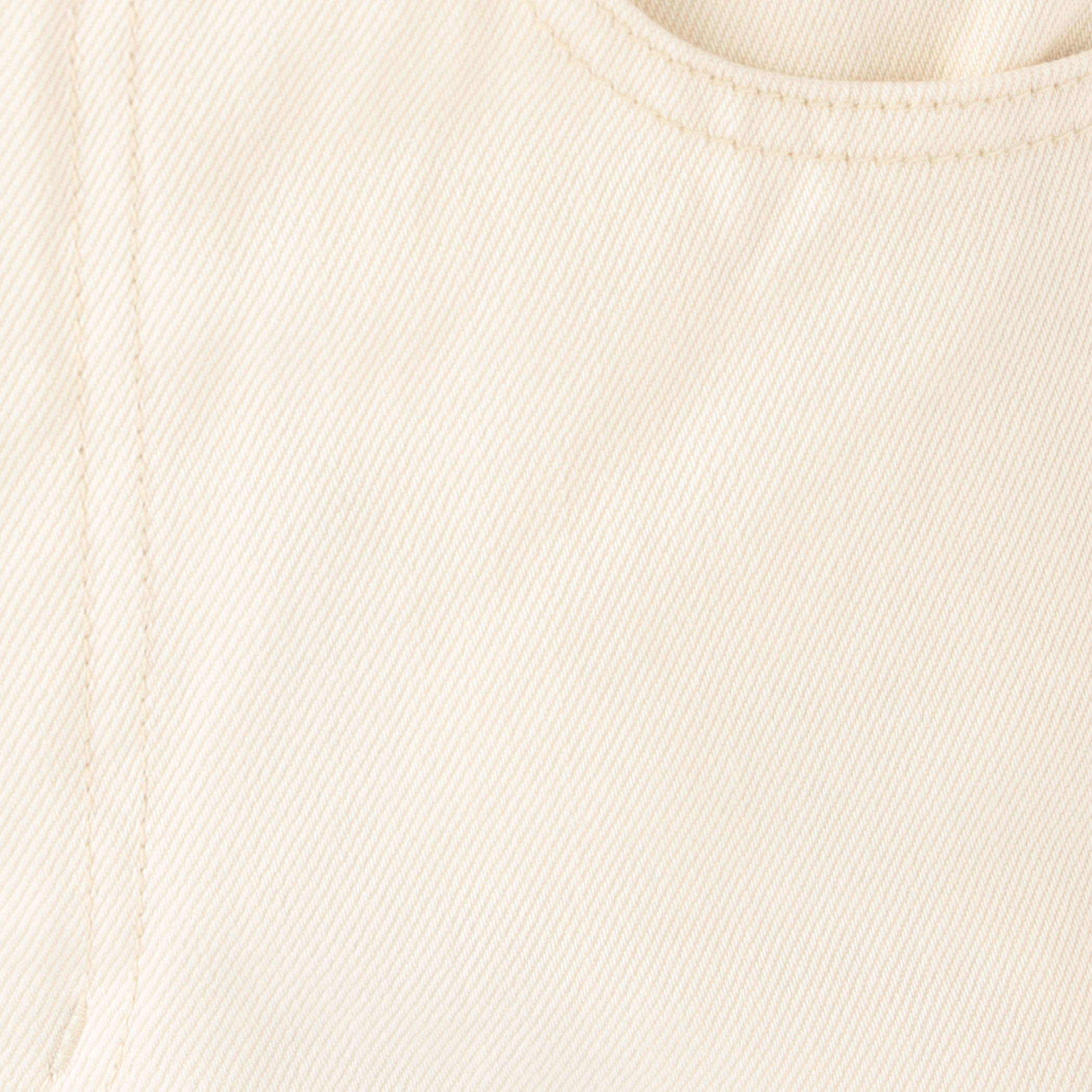 コットンホワイトデニム セミワイドパンツ｜トゥモローランド 公式通販