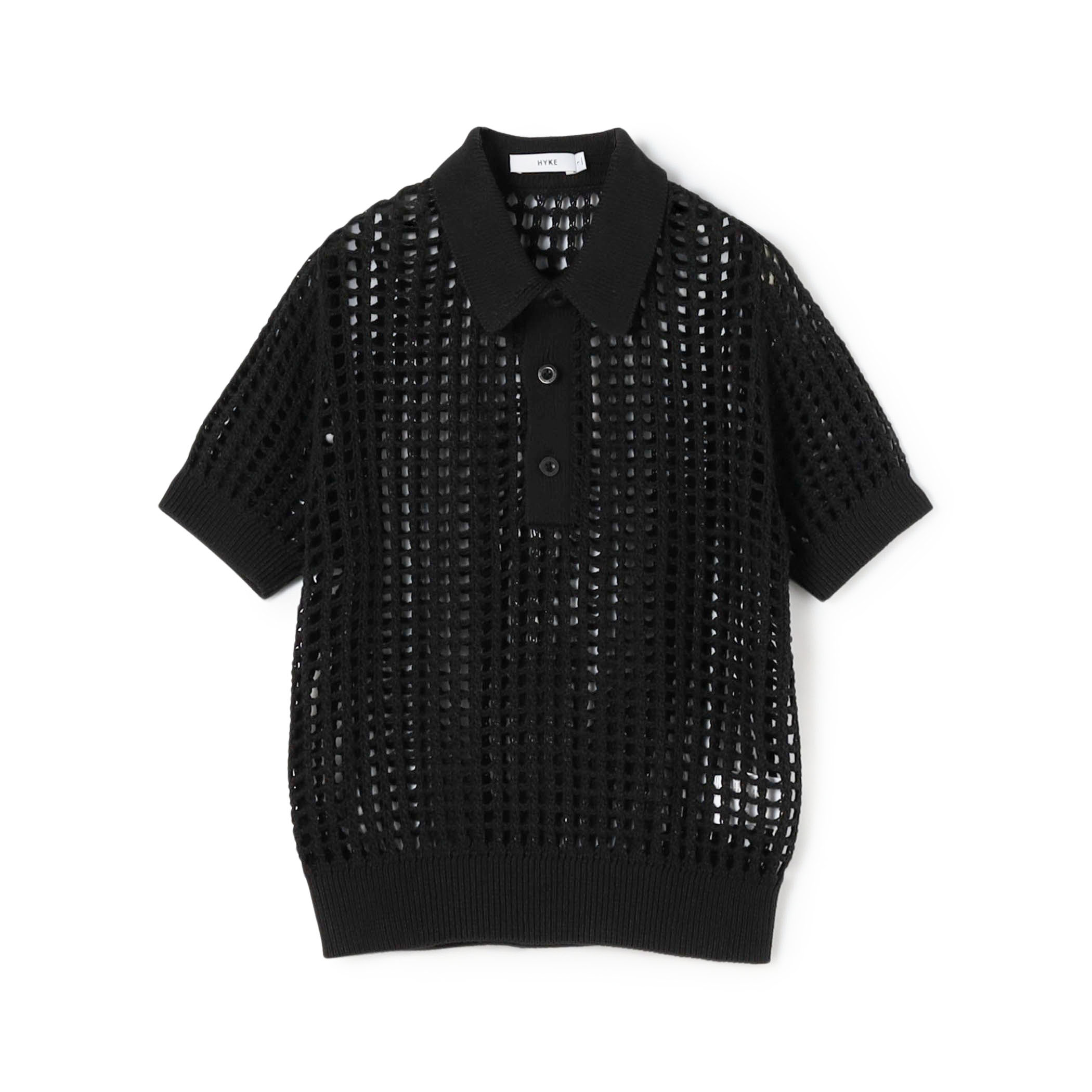 HYKE CROCHETED POLO