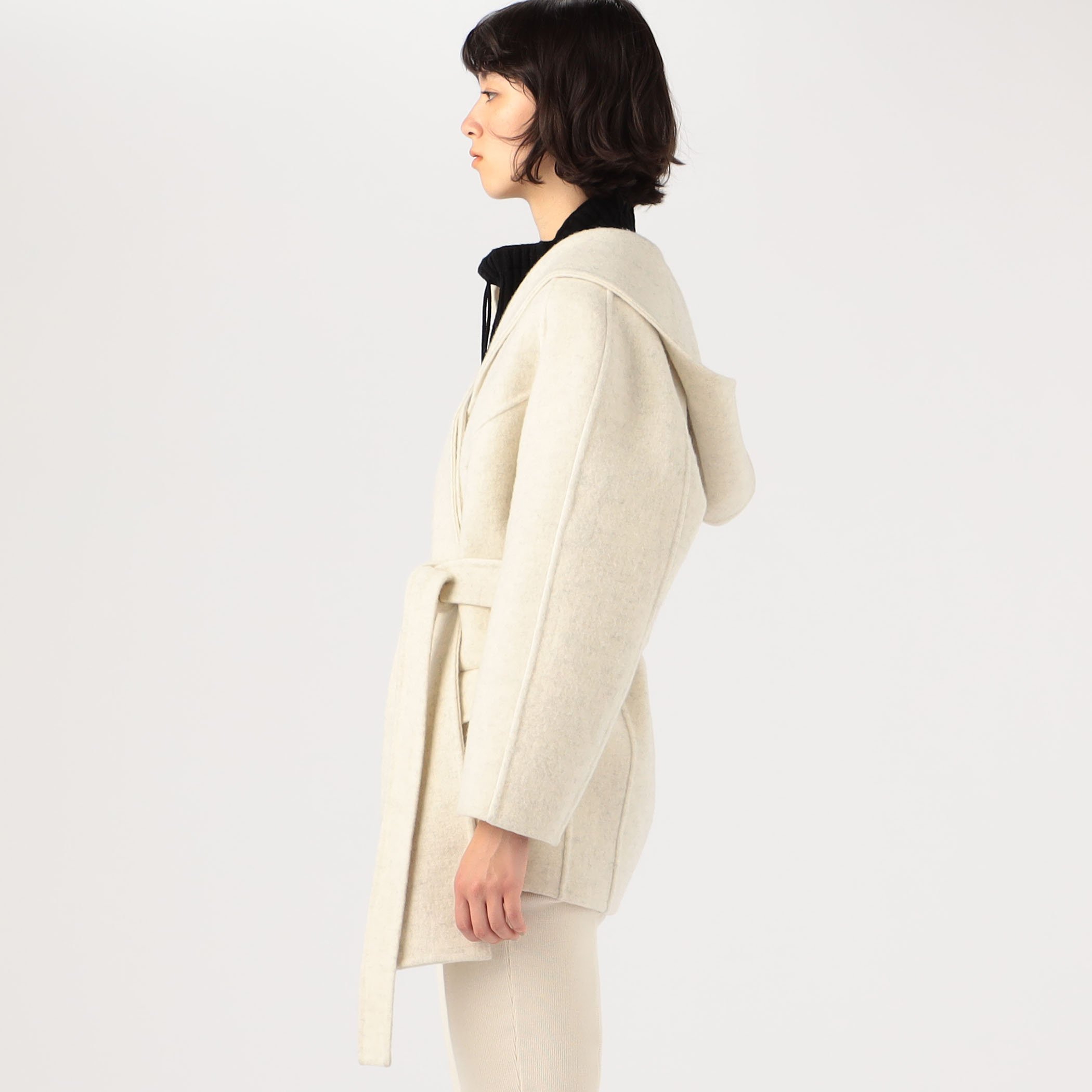 フミカウチダWOOL FLANO DOUBLE BREASTED JACKET