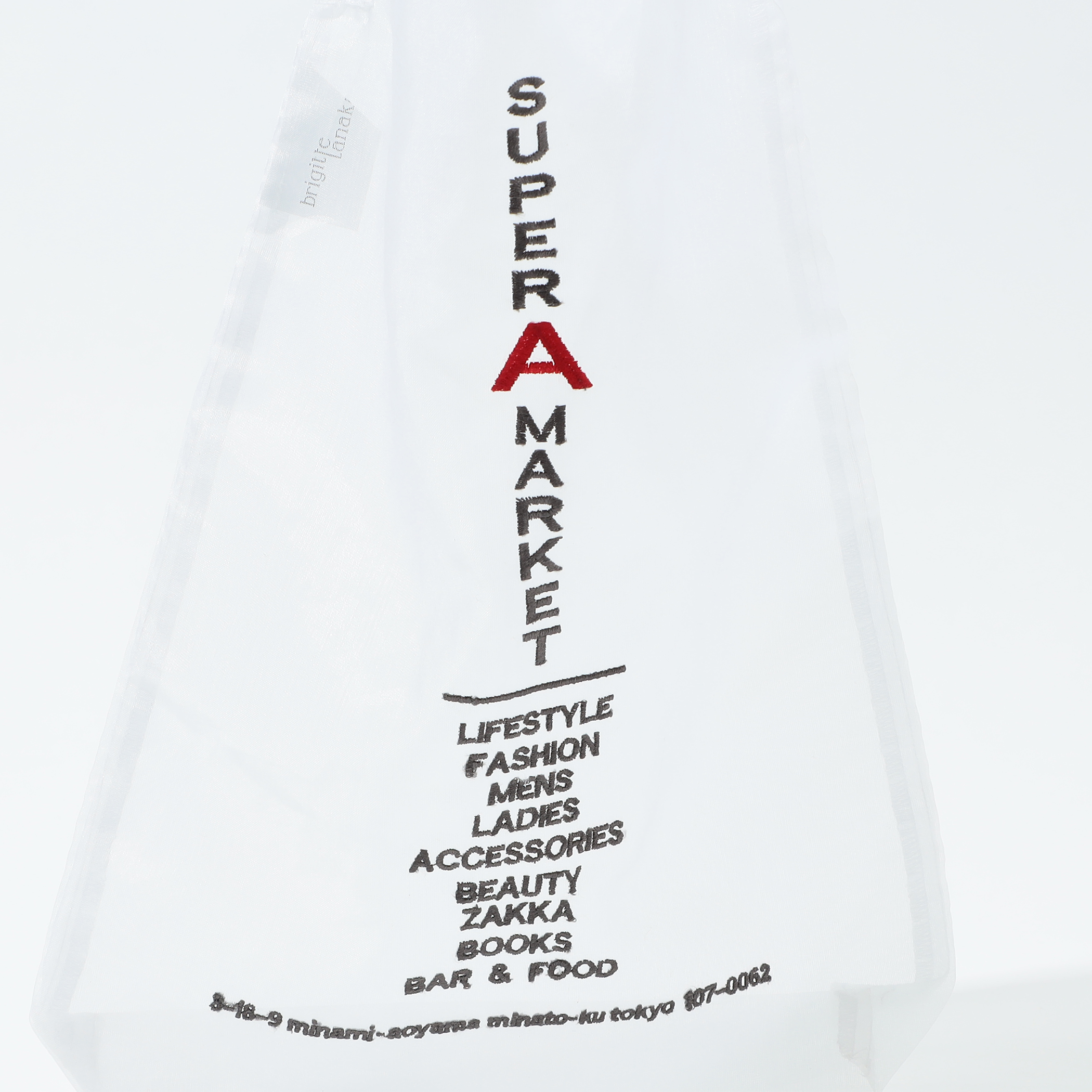 ANA・ロゴ入りショルダーバッグ(白) ANAP ショルダーバッグ バッグ ベルトデザイン筒型バッグ
