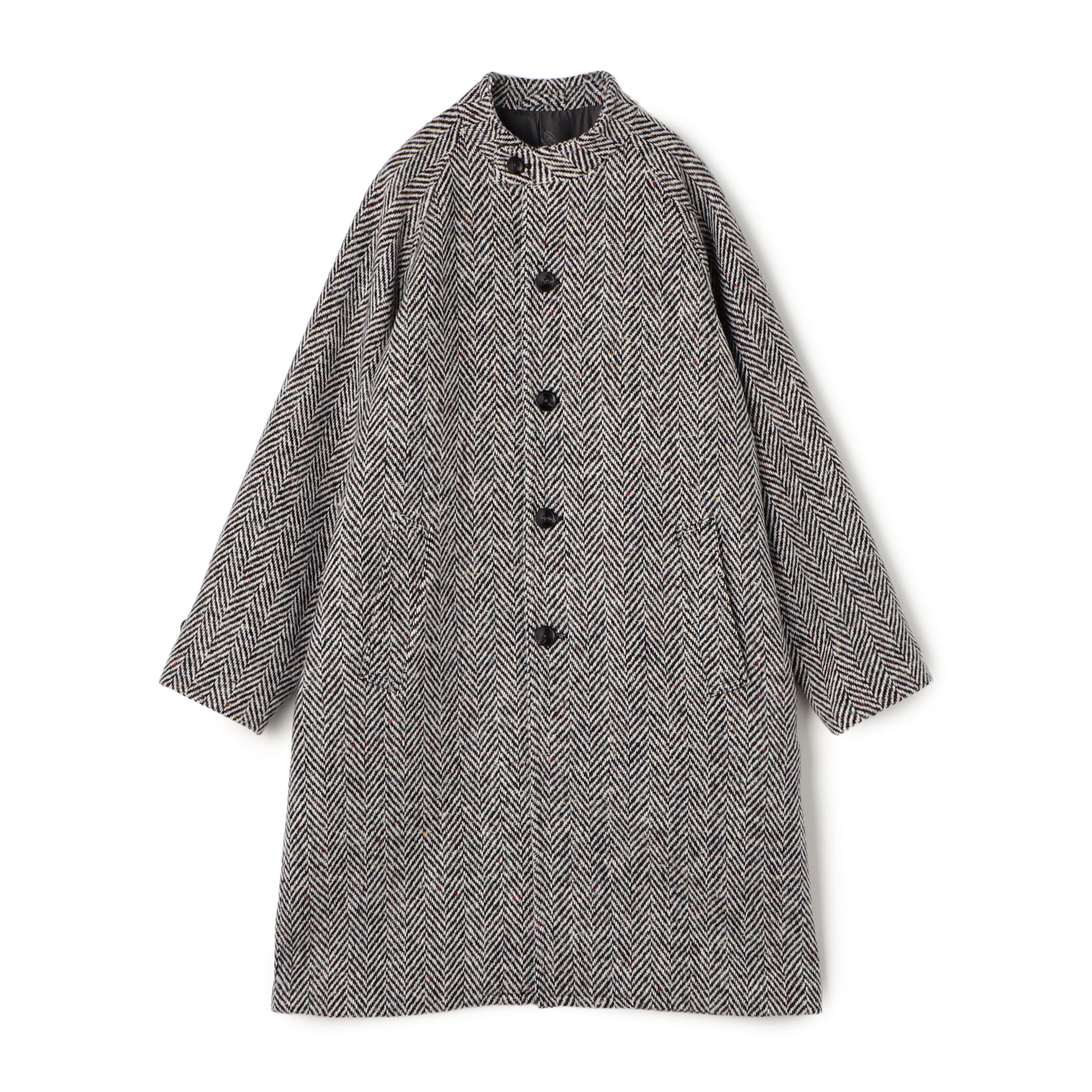 ドネガルツイード スタンドカラーコート MAGEE