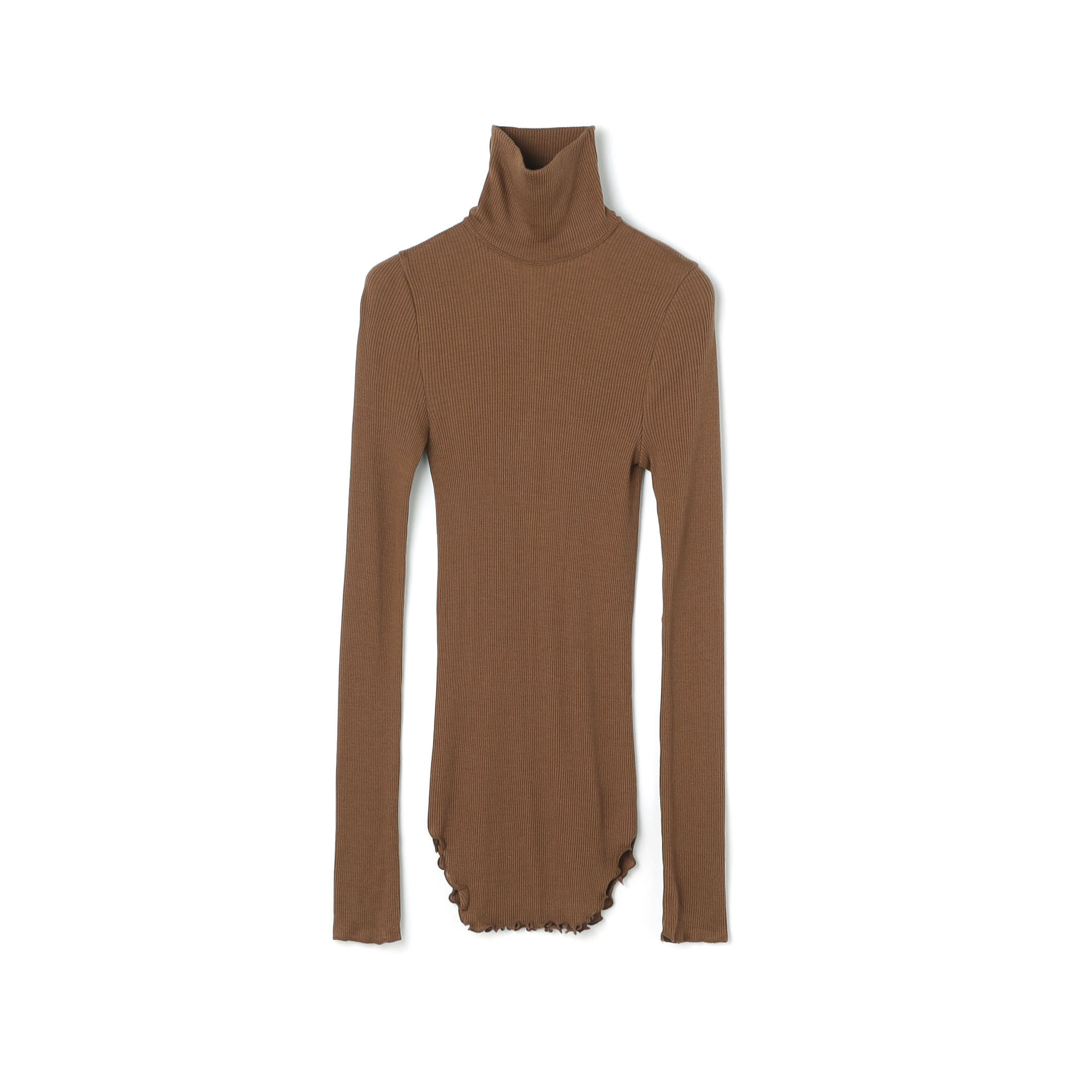 HAKUJI Wool rib ハイネックプルオーバー