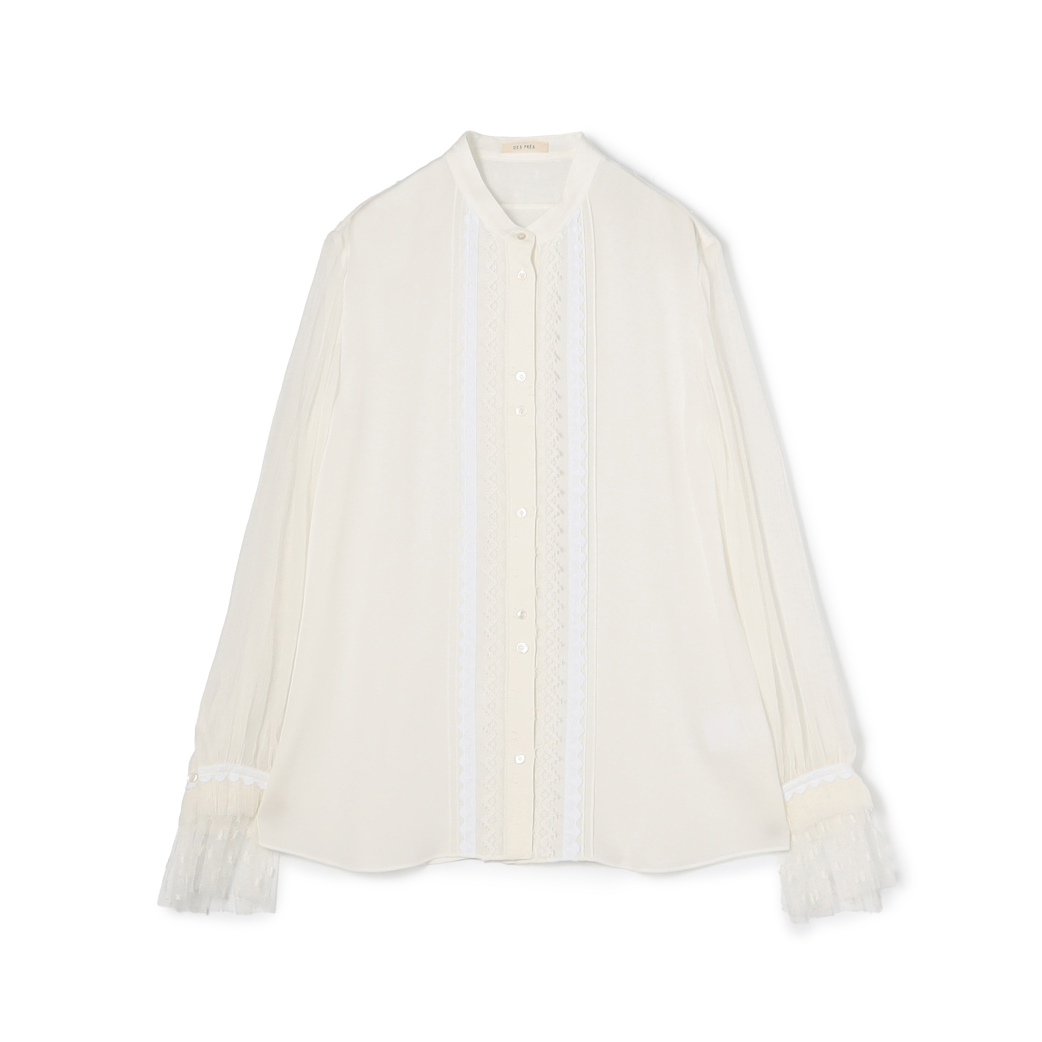 シアーレースコラージュ マルチレーステープブラウス