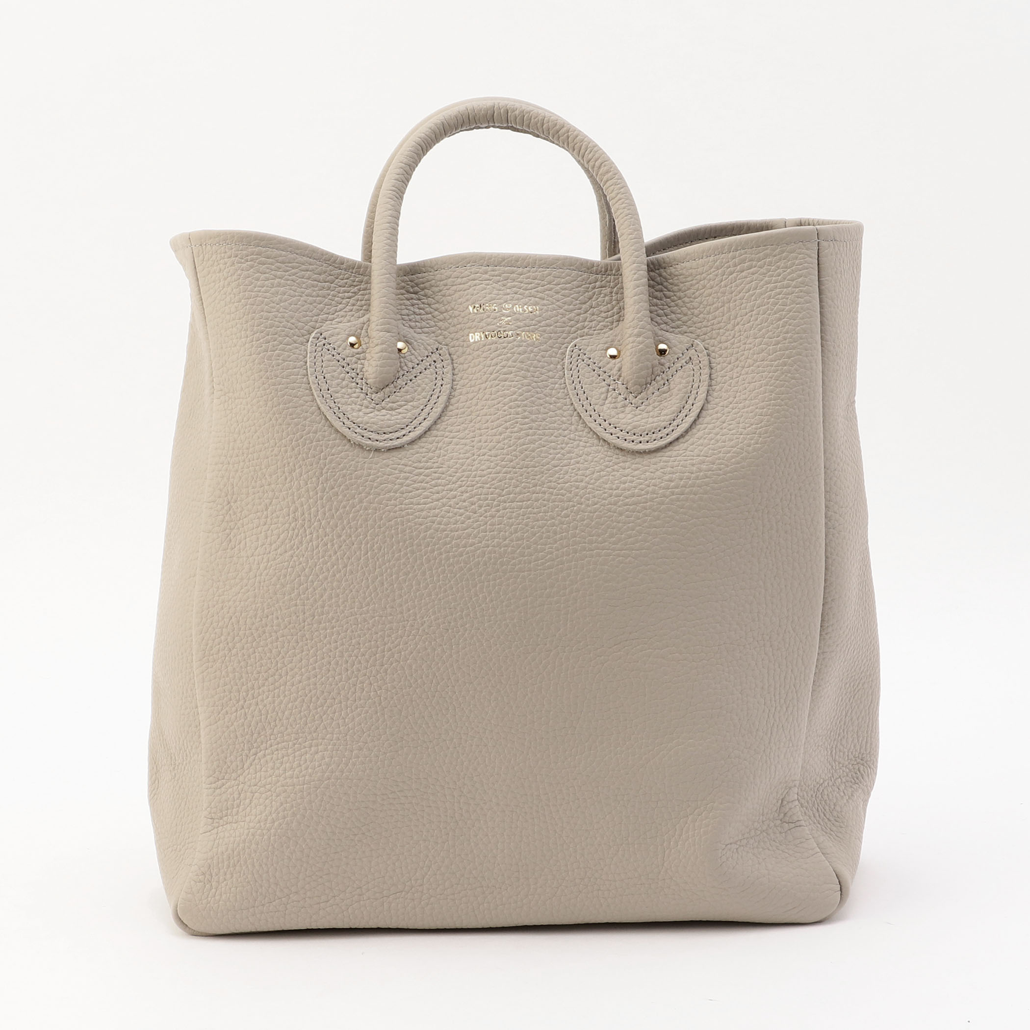 YOUNG&OLSEN ベージュEMBOSSED TOTE M