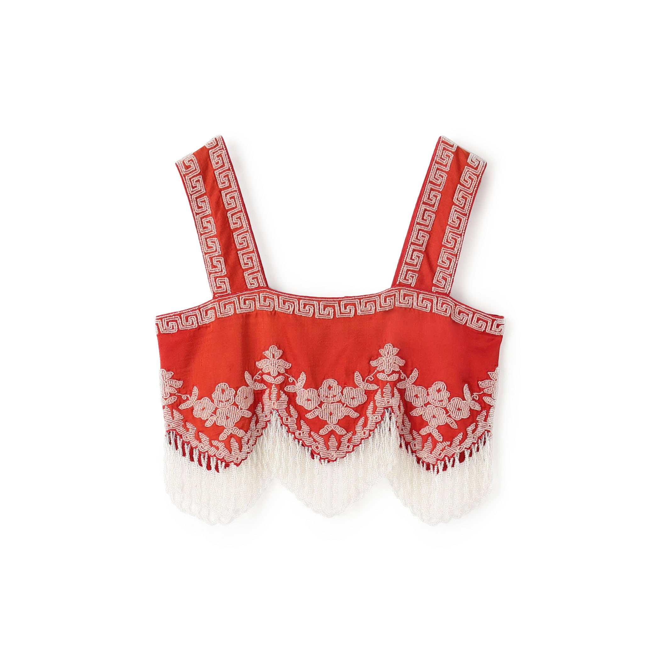 BODE AMRITA FRINGE TOP