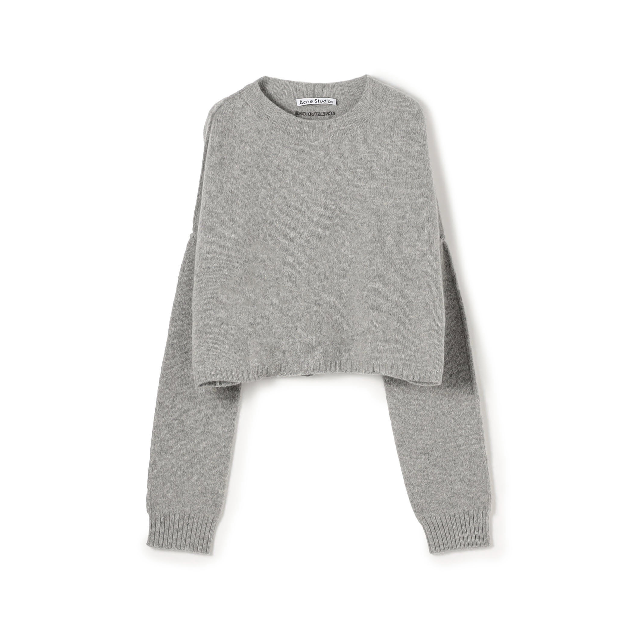 Acne Studios ウールカシミヤ クロップドニット