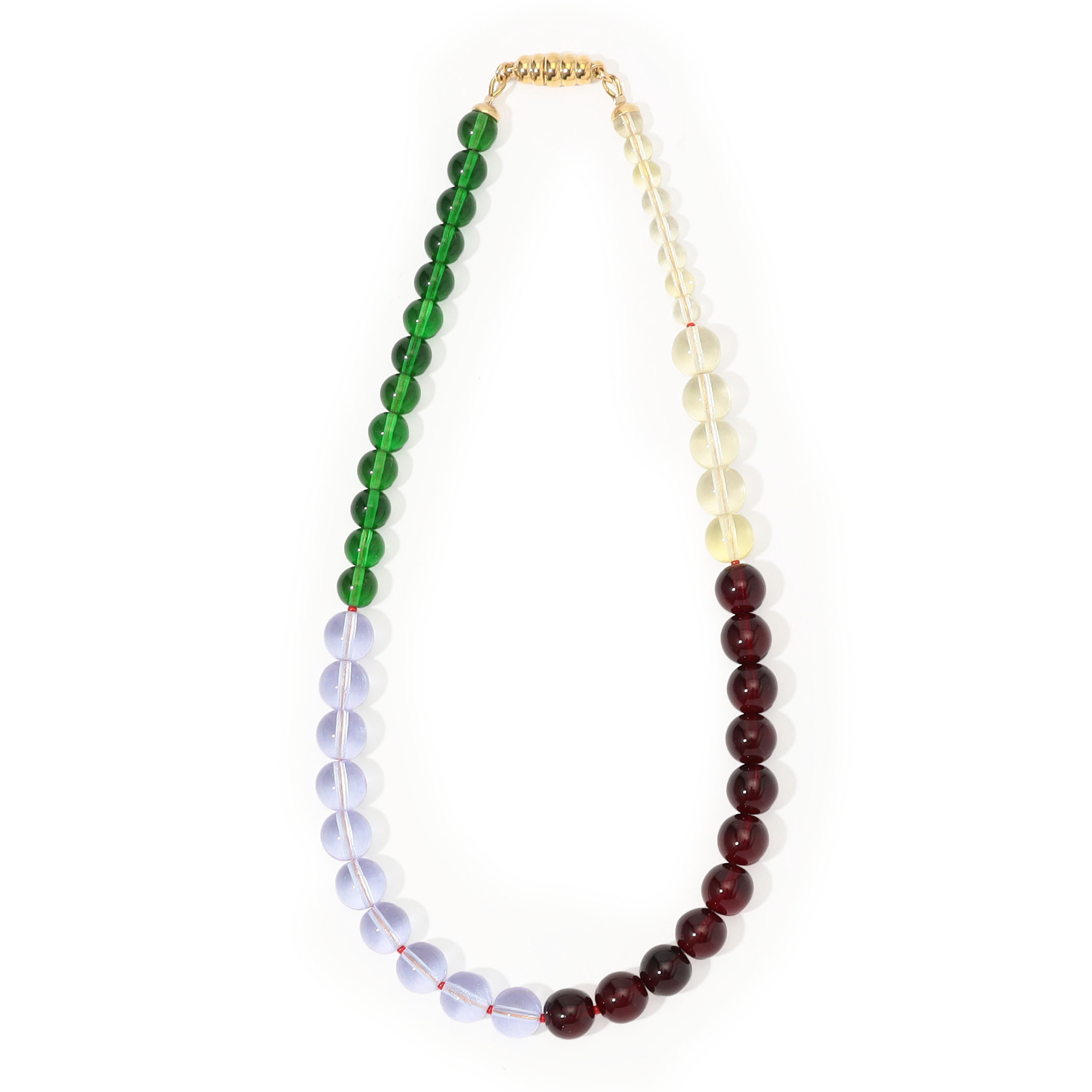 AGLAGLA Classic Glass Beads ネックレス