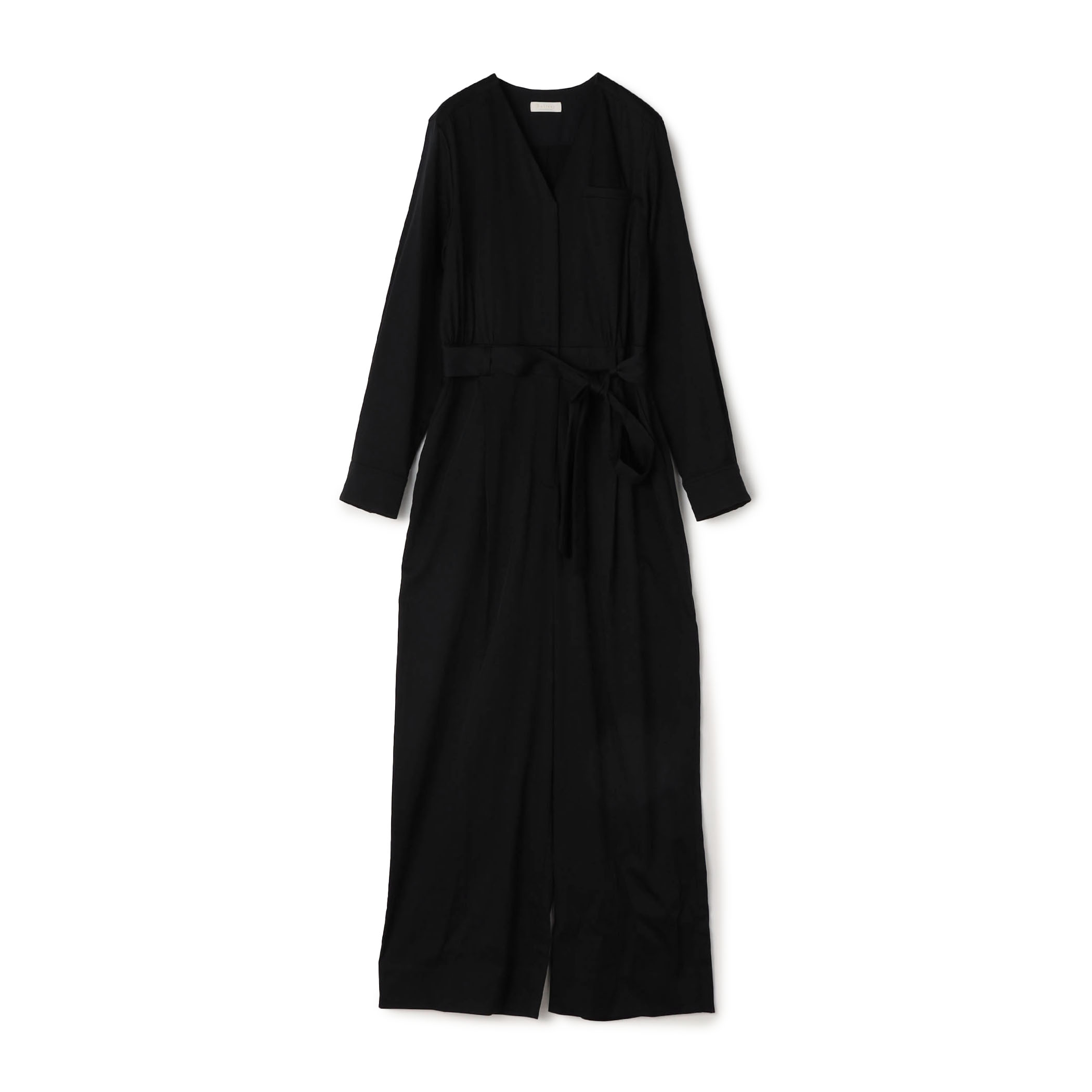 ドレーピーツイル Vネックオールインワン