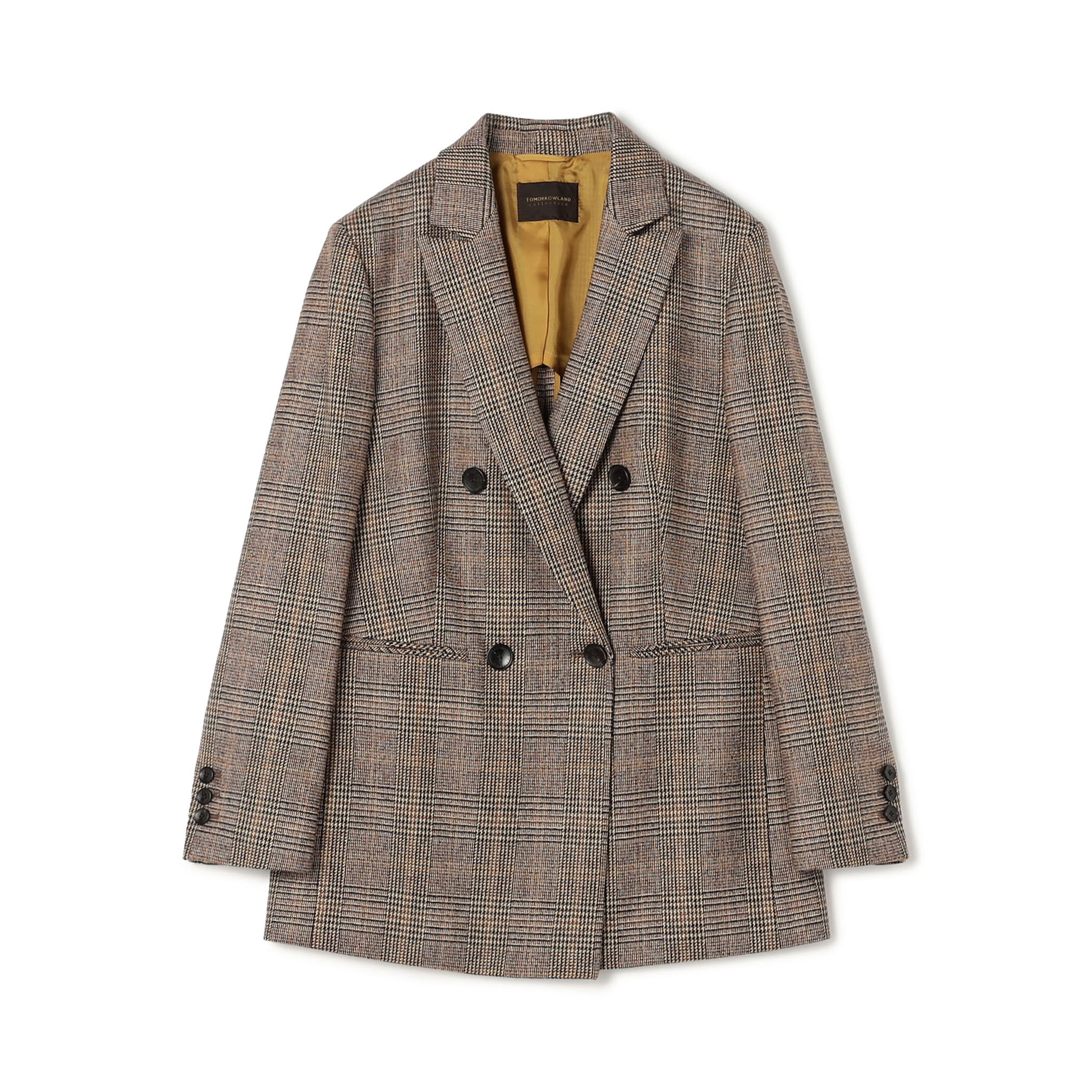 WEB先行予約】シックバーガンディー ダブルブレストジャケット