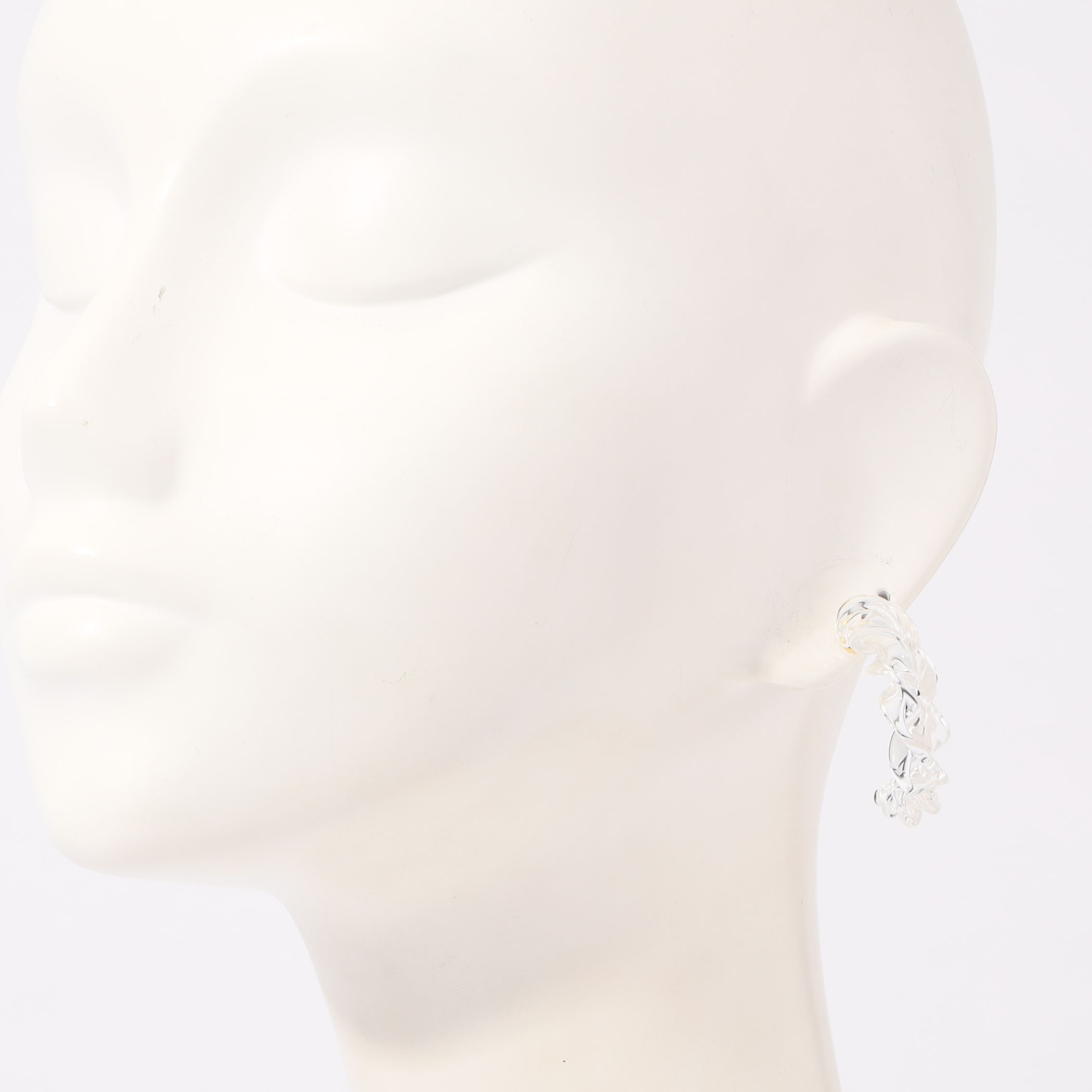 LEVENS JEWELS TWIST HOOP CLEAR ピアス｜トゥモローランド 公式サイト