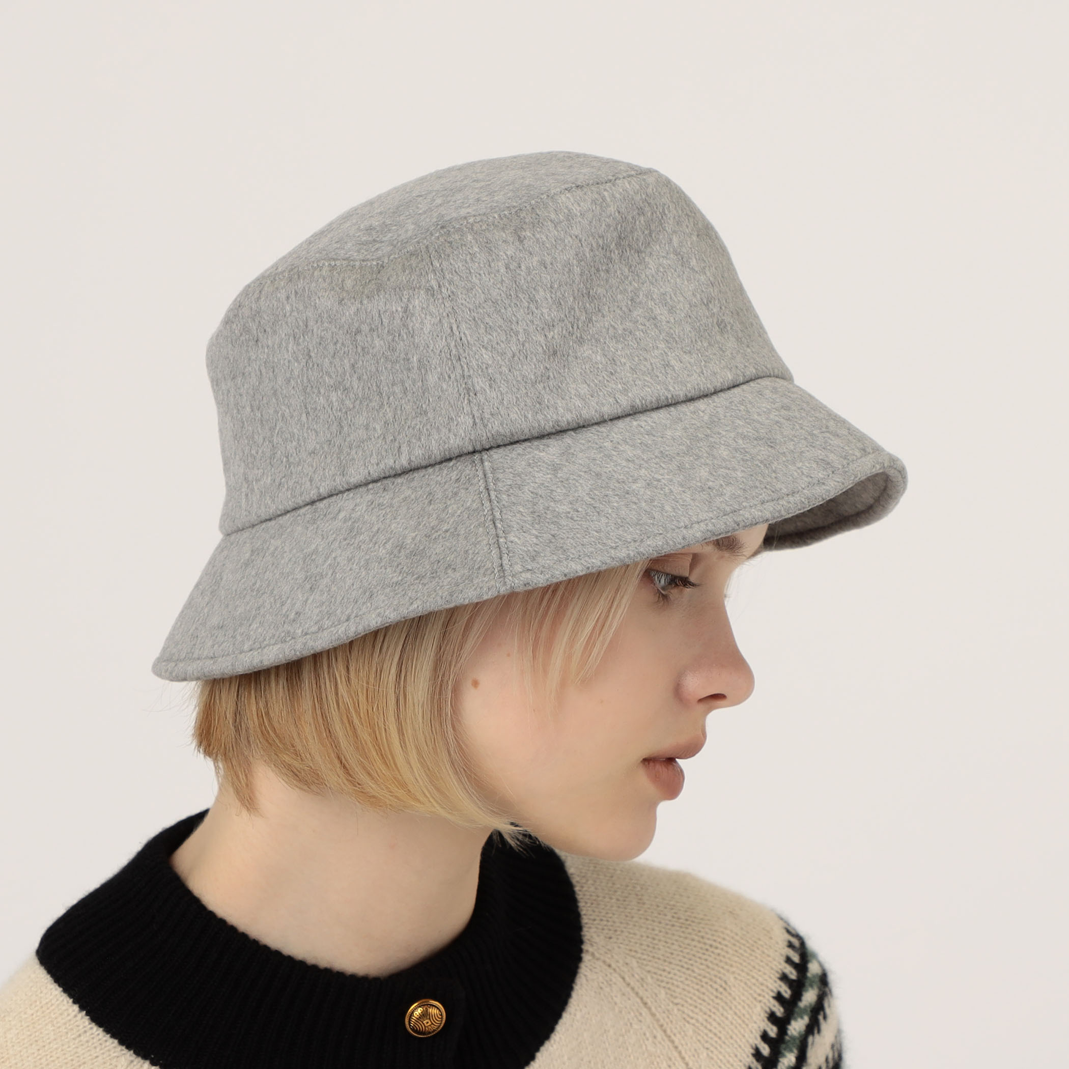 か*い様 KIJIMA TAKAYUKI PURE CASHMERE BUCKE KIJIMA TAKAYUKI | KIJIMA TAKAYUKI PURE CASHMERE BUCKET HAT
