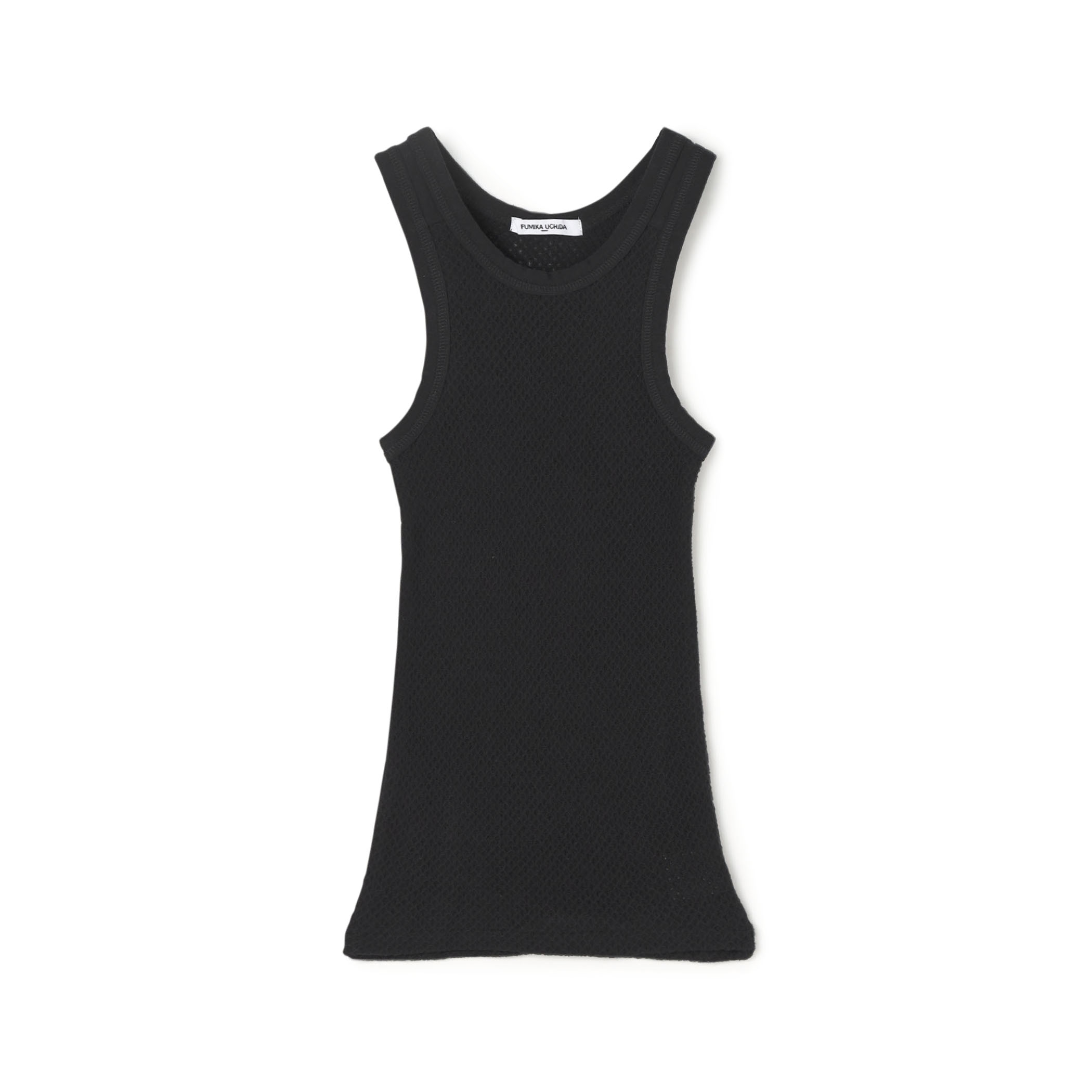 FUMIKA UCHIDA STRETCH MESH TANK TOP