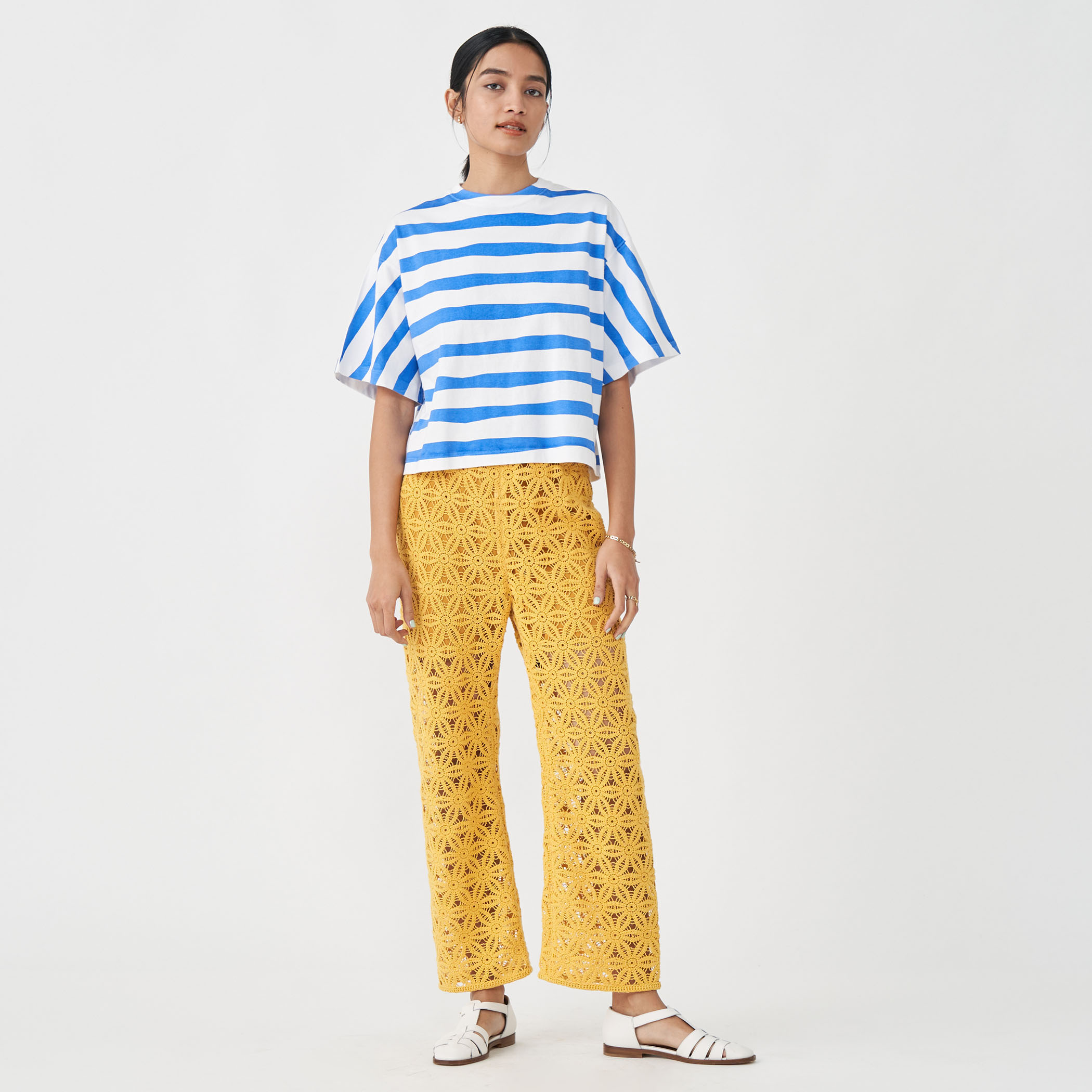 ★美品★MACPHEE クレマチスプリント　フレアパンツ item63a2d6c999624.jpg