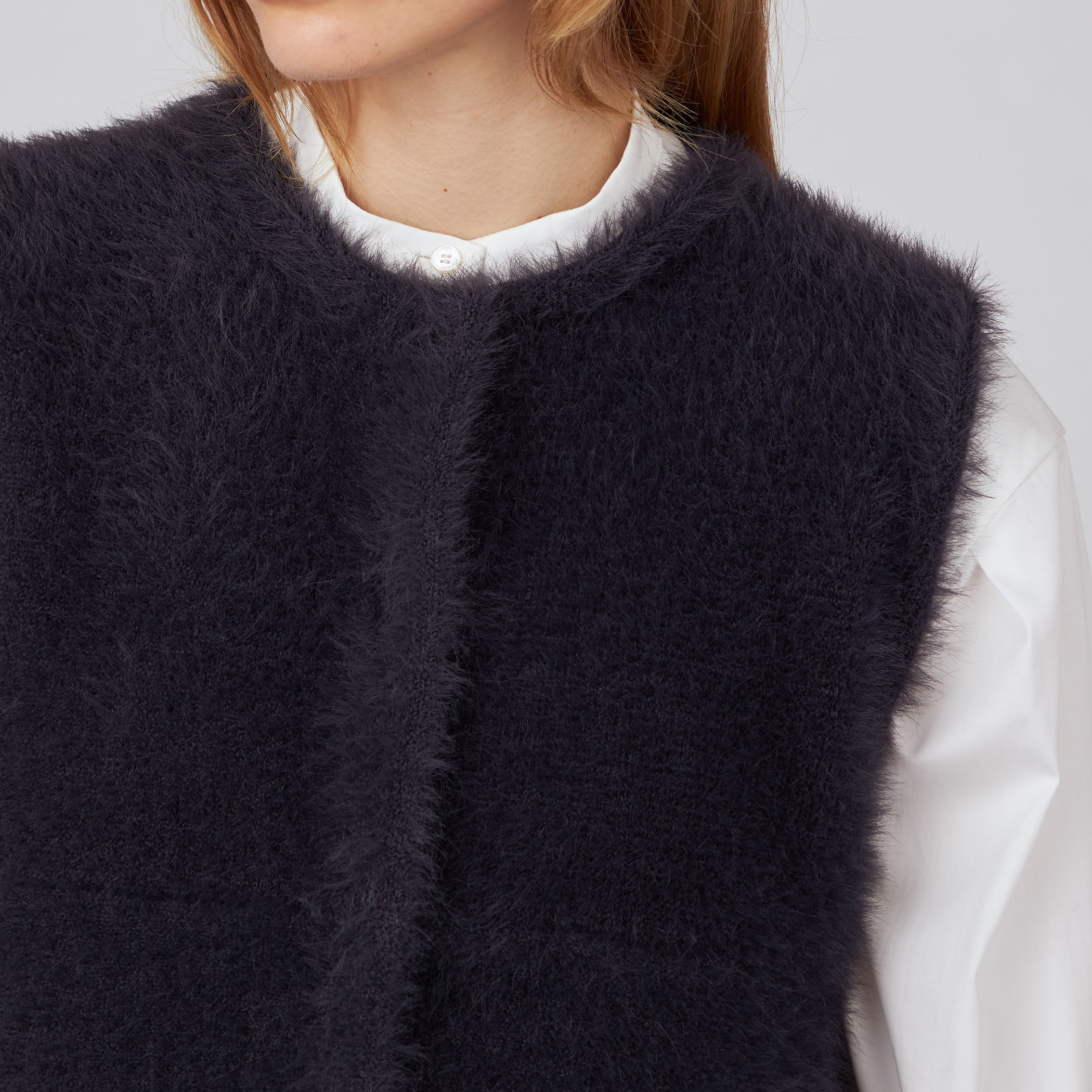 □フェザーヤーン ペプラムベスト｜トゥモローランド 公式通販