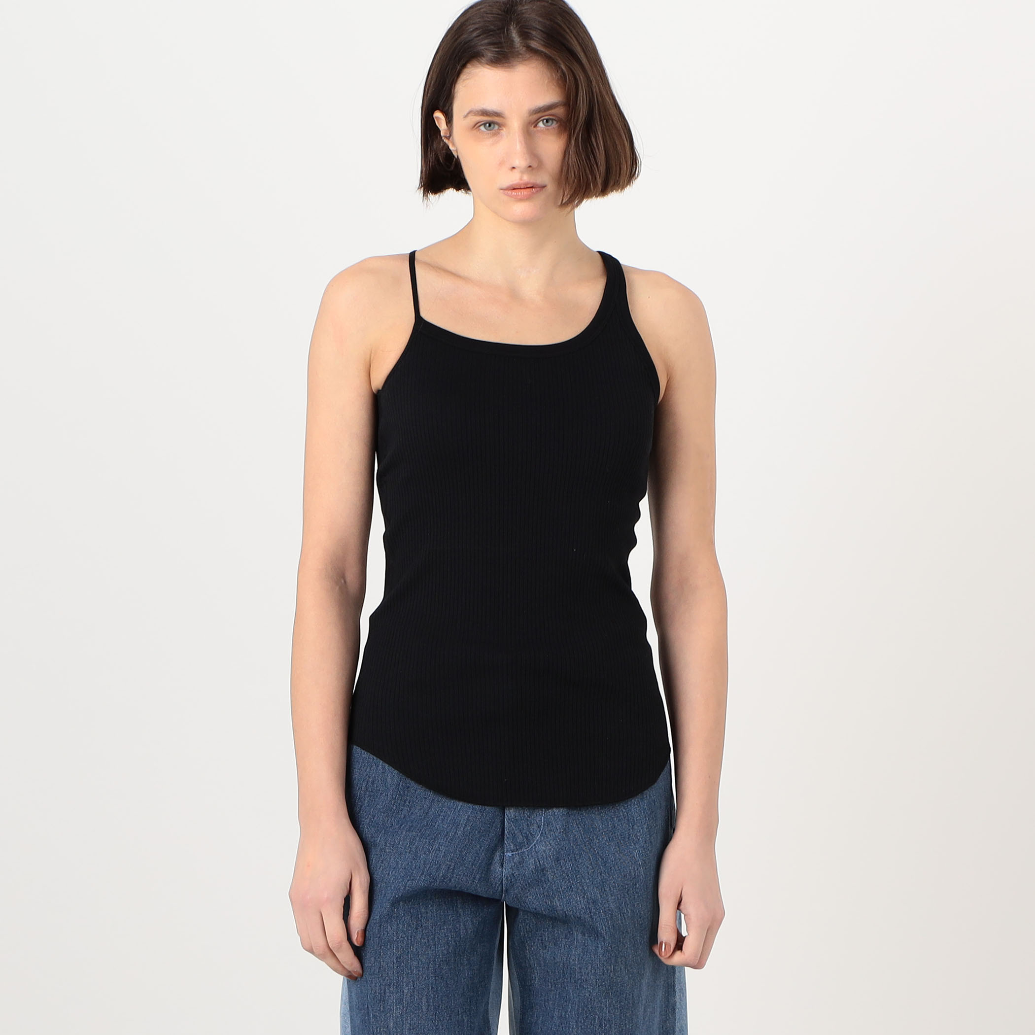 HAKUJI コットン アシンメトリータンクトップ｜トゥモローランド 公式通販