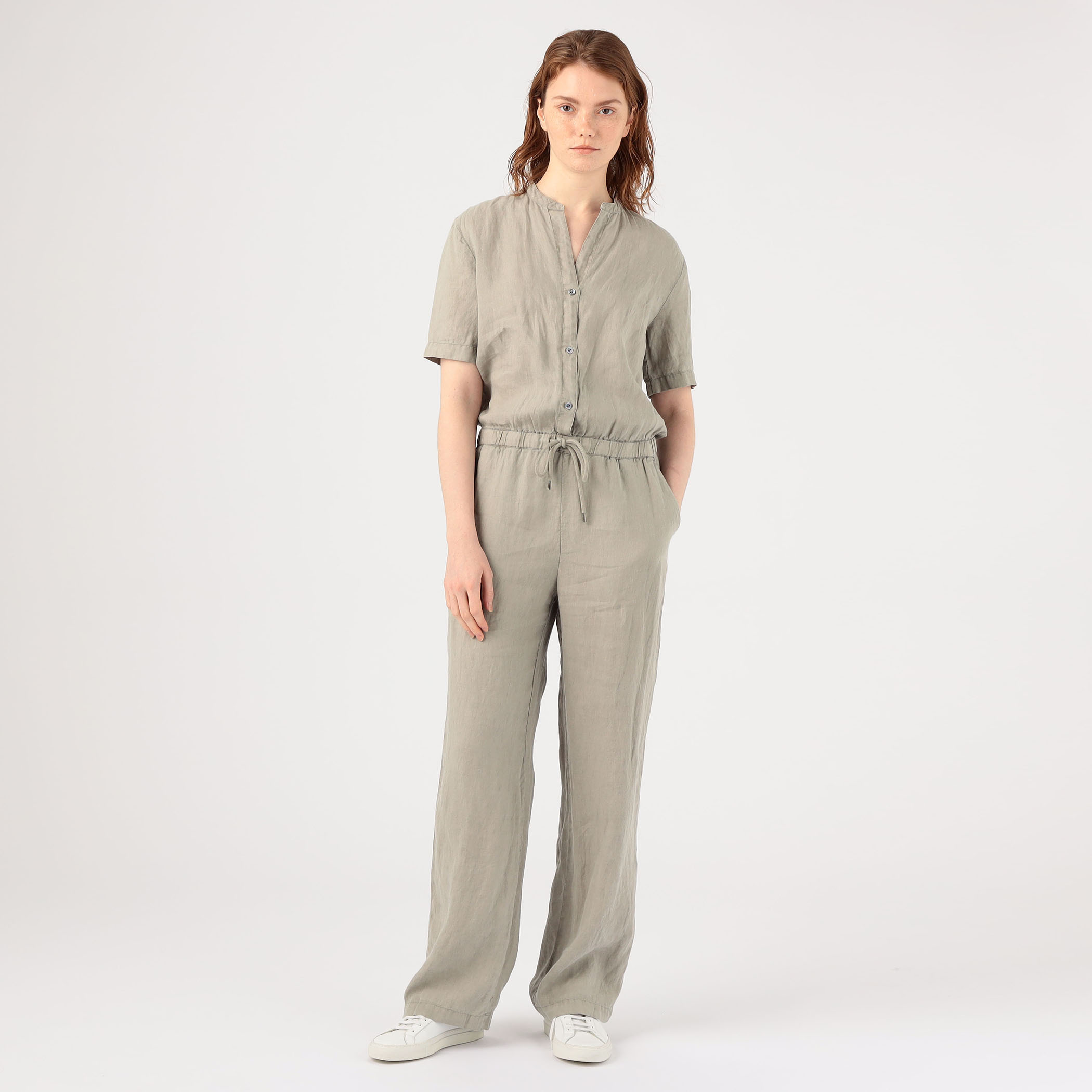 ライトウェイトリネン ジャンプスーツ WKO6754