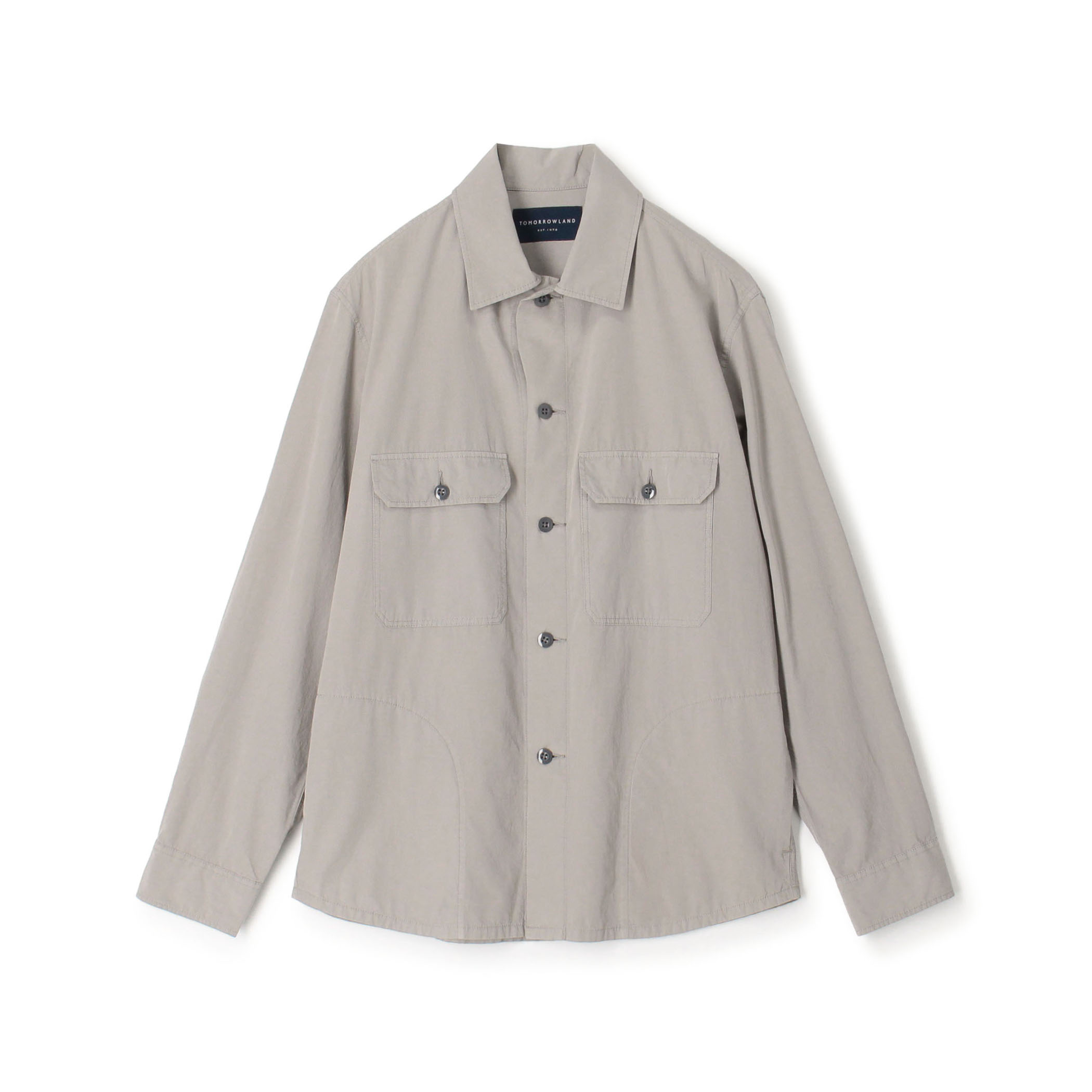 スビンコットン ダブルポケット シャツブルゾン