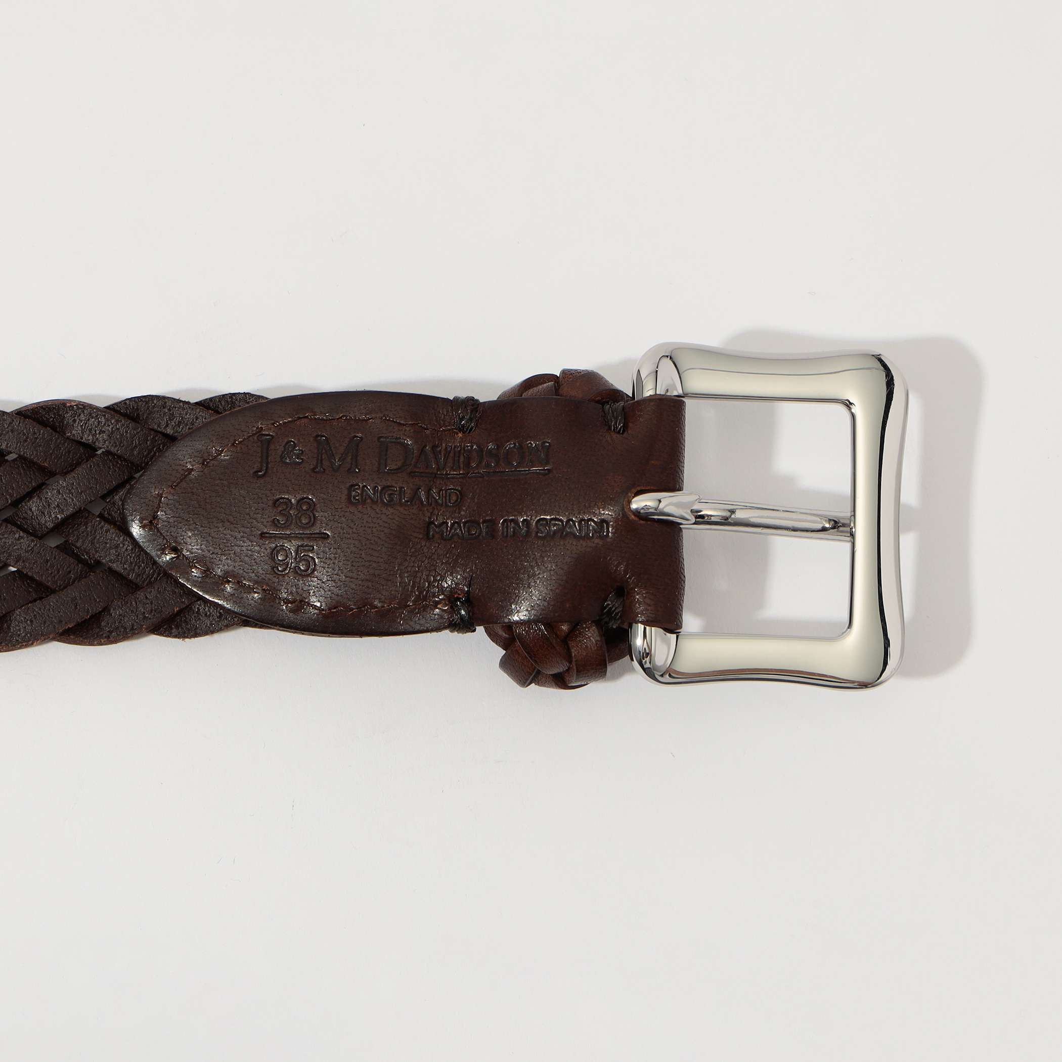 J&M DAVIDSON ENVELOPE BUCKLE TIP END 25MM レザーメッシュベルト