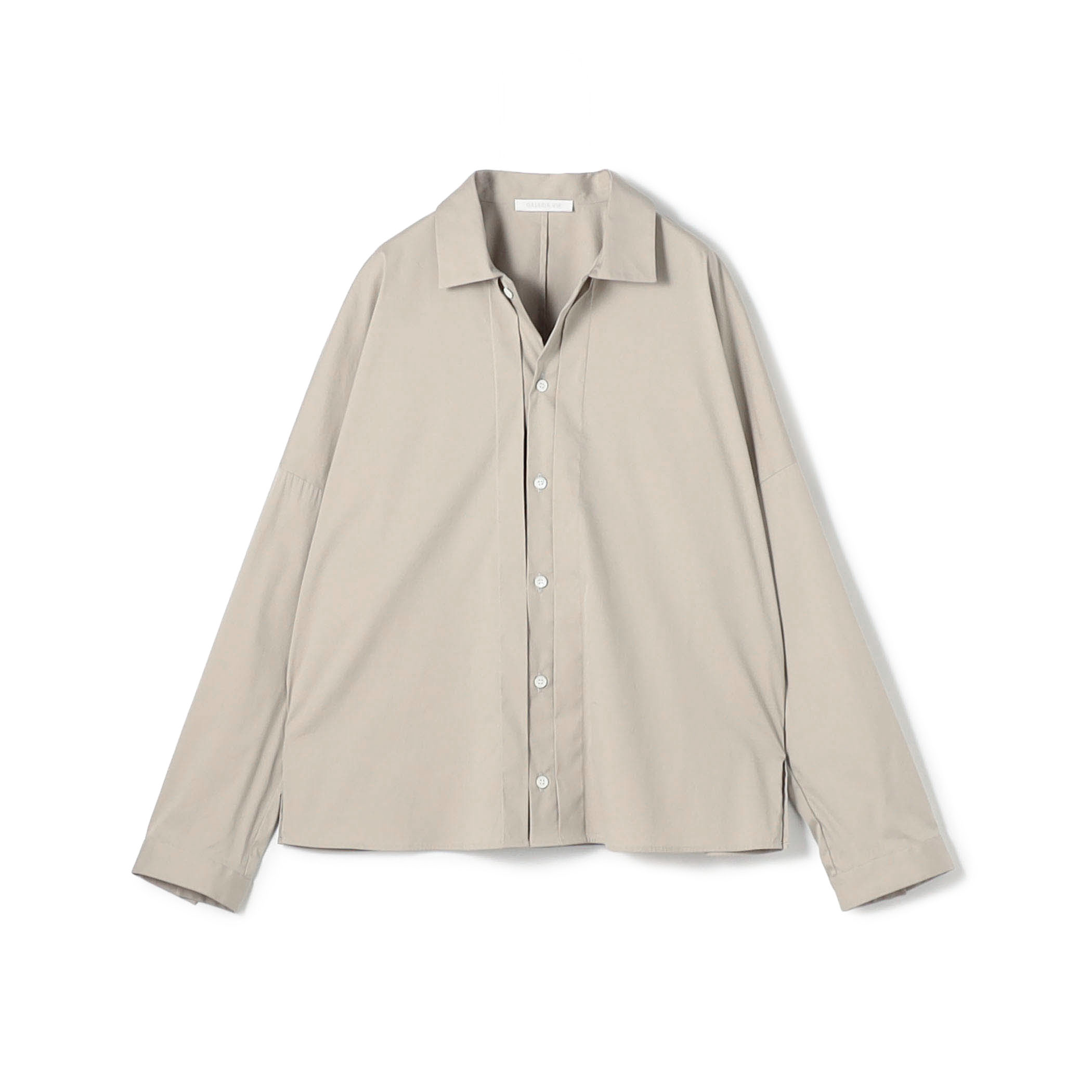 ストレッチタイプライター フロントタックシャツ