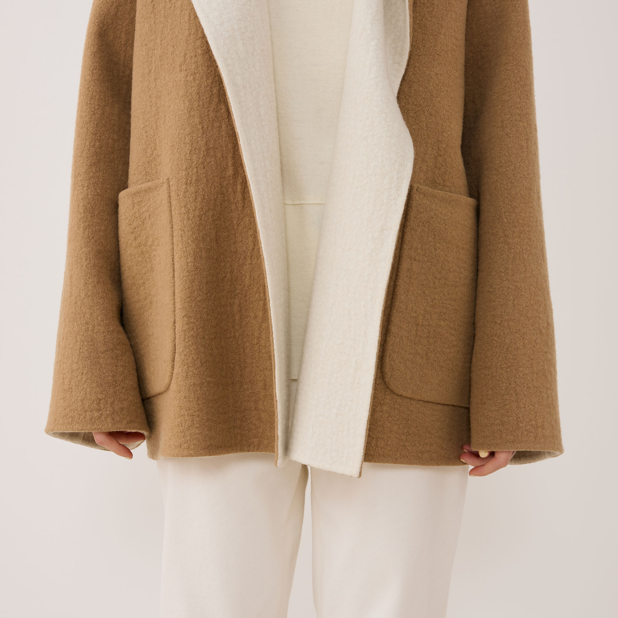 シープライクダブルフェイス フーデッドコート｜トゥモローランド 公式通販