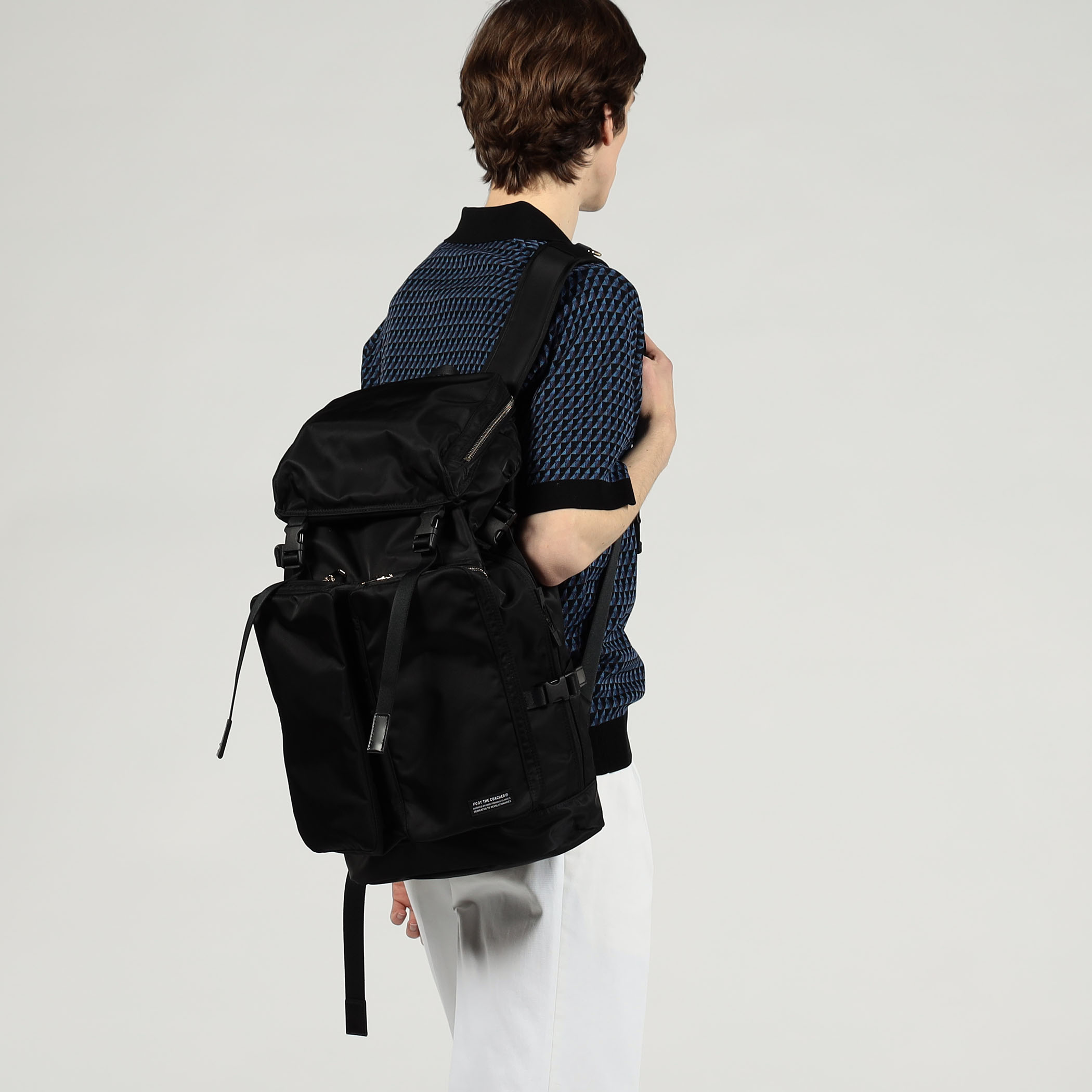 フットザコーチャー×ポーター　ナイロンバックパック foot the coacher MINIMAL BACK PACK ナイロン バックパック