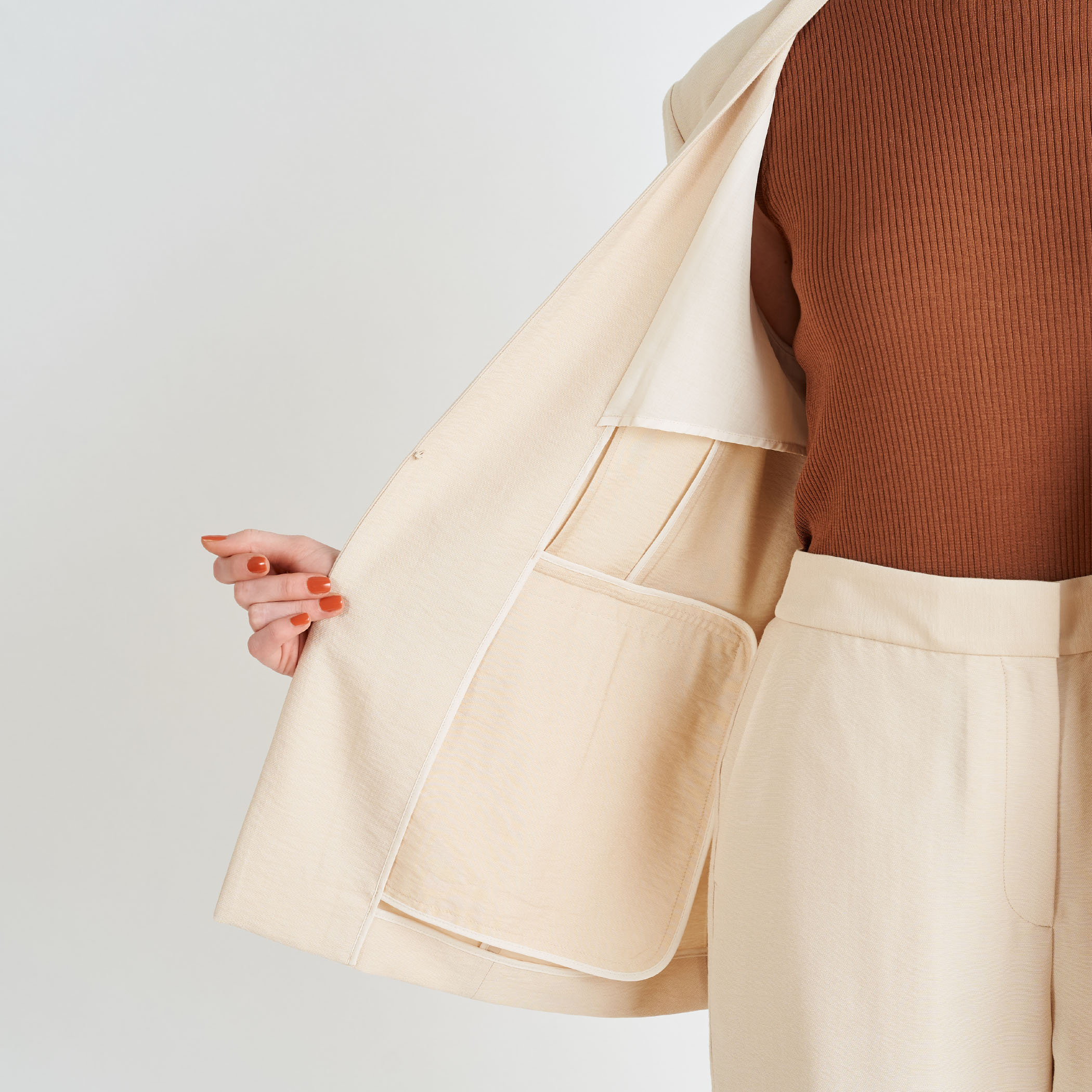 ウェーブドビー Vカラージャケット｜トゥモローランド 公式通販