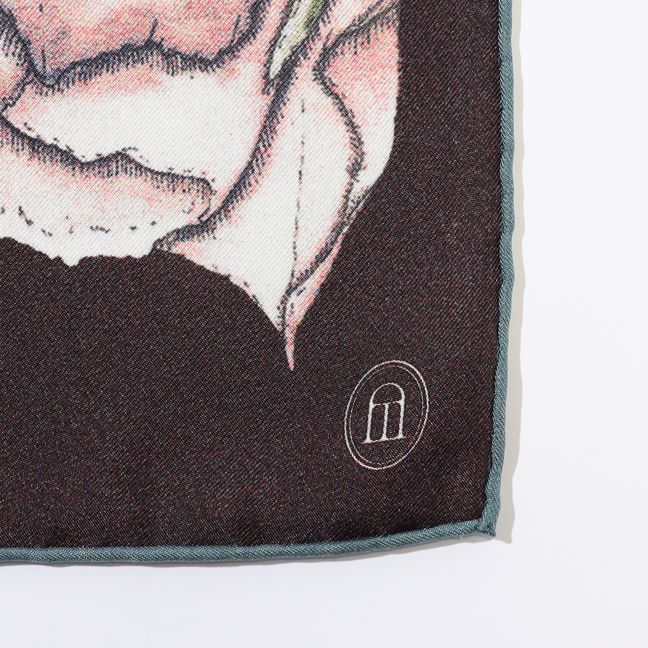 Atelier TOMORROWLAND DOUBLE FLOWER シルクスカーフ