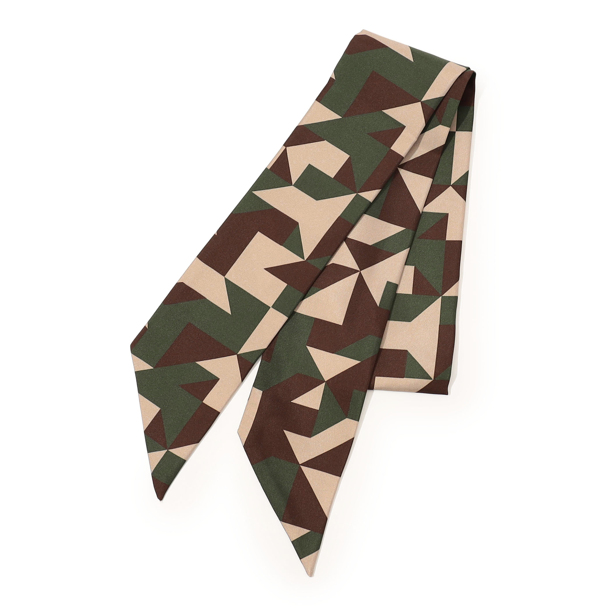 TOMORROWLAND ジオメトリック柄 シルクスカーフ