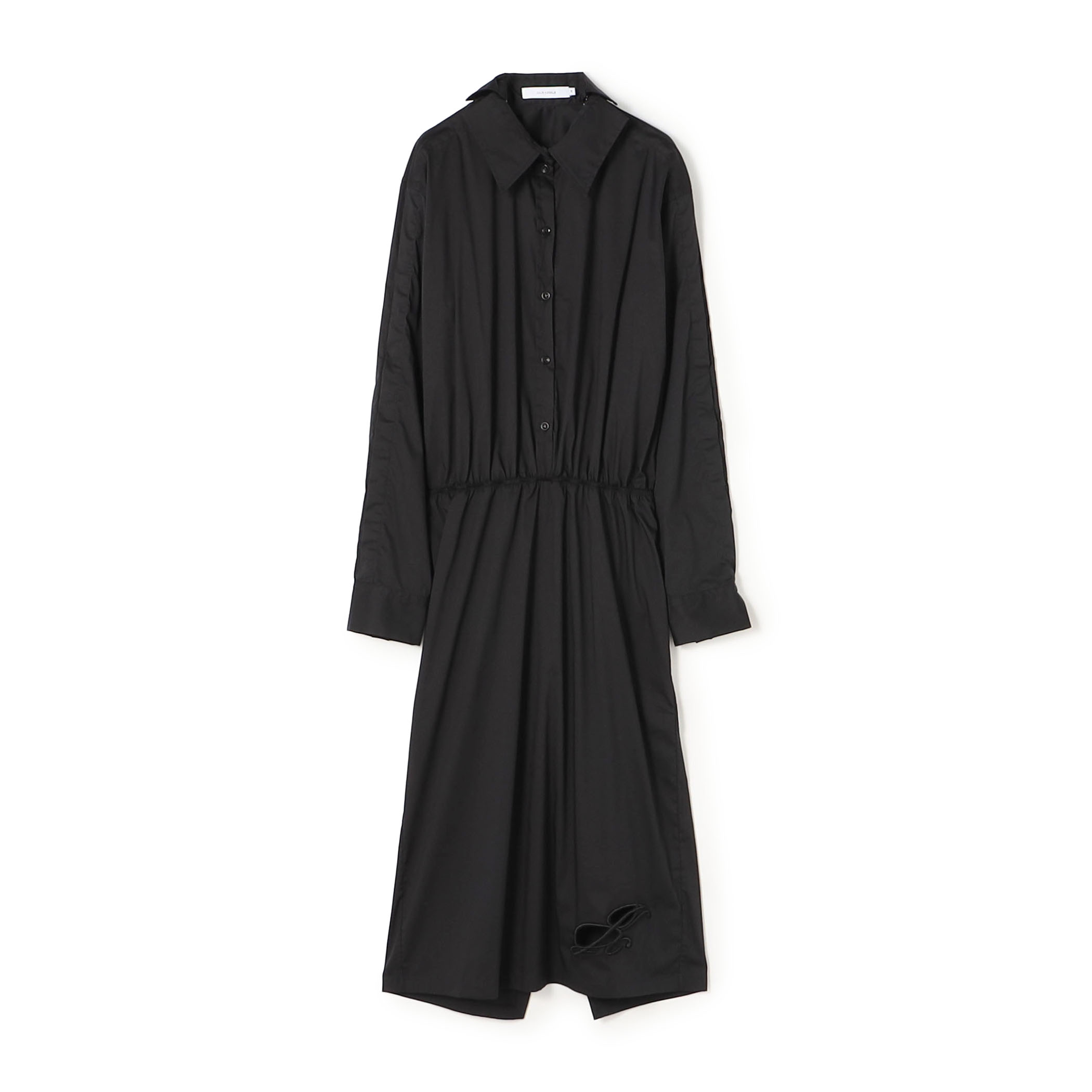 JULIE KEGELS DRESS コットンナイロン シャツドレス