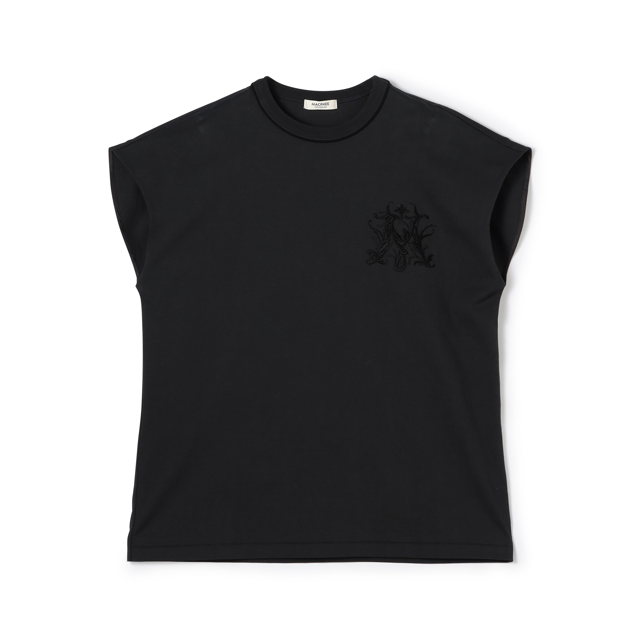 コットンジャージー エンブレムTシャツ