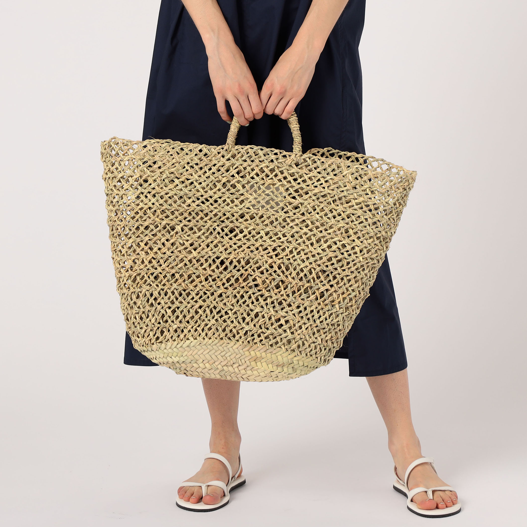 KECH LeS ESSENTIELS OPEN WEAVE バスケットバッグ｜トゥモローランド