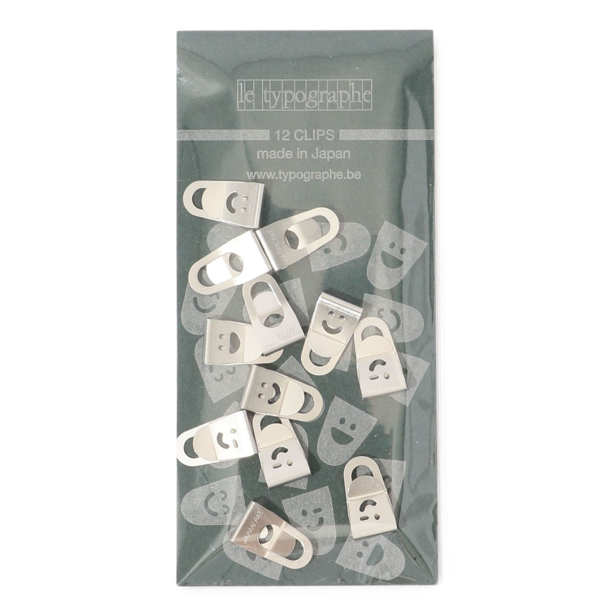 Le Typographe SMILY CLIPS 12pcs