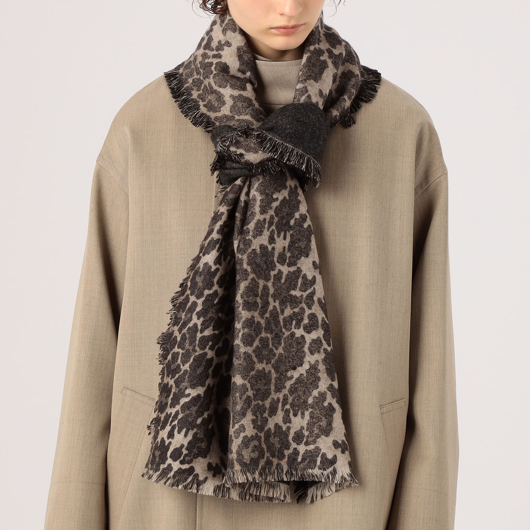 douce gloire ANIMAL PRINT ストール-