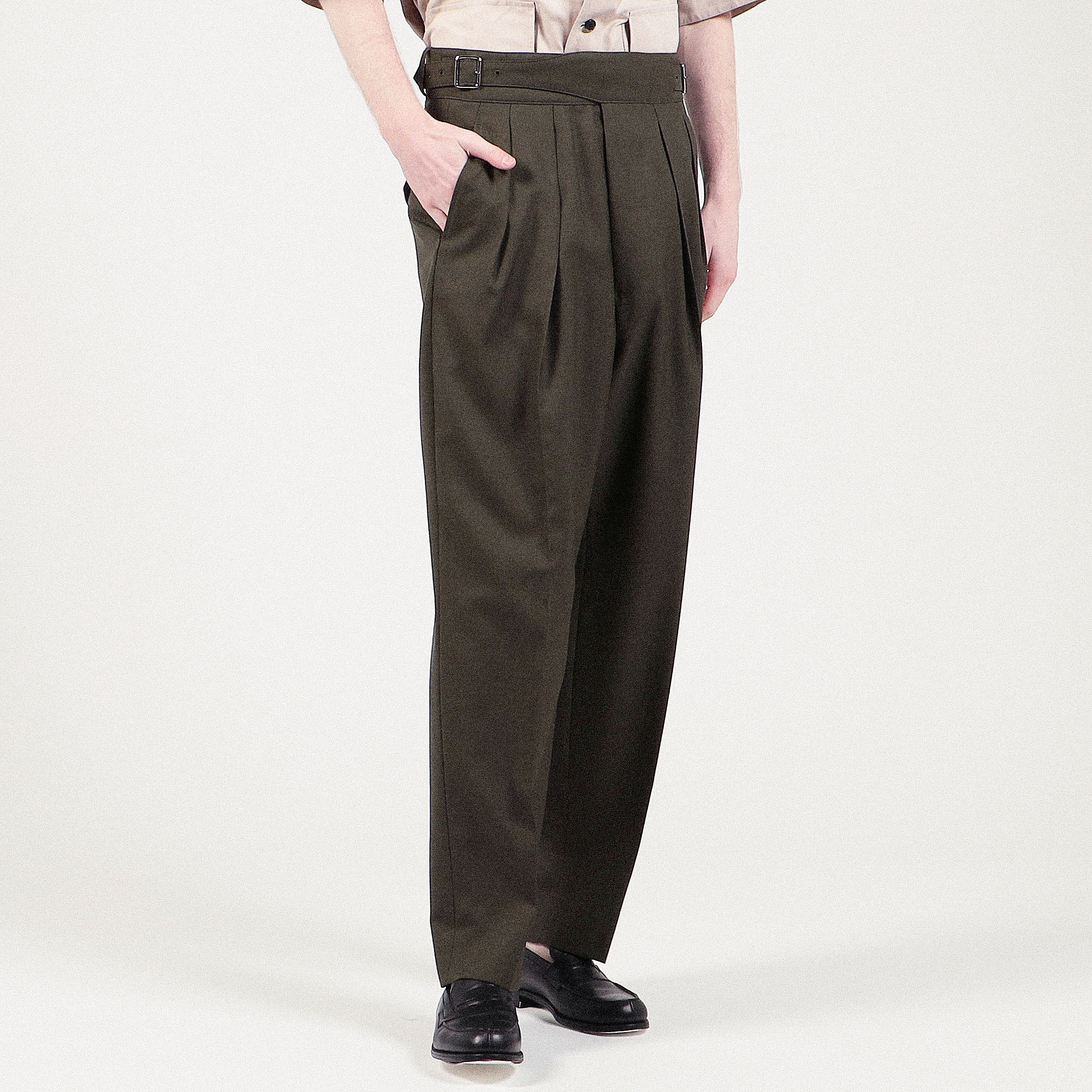 The CLASIK GURKHA TROUSERS ウール トラウザーズ The CLASIK GURKHA TROUSERS ウール トラウザーズ